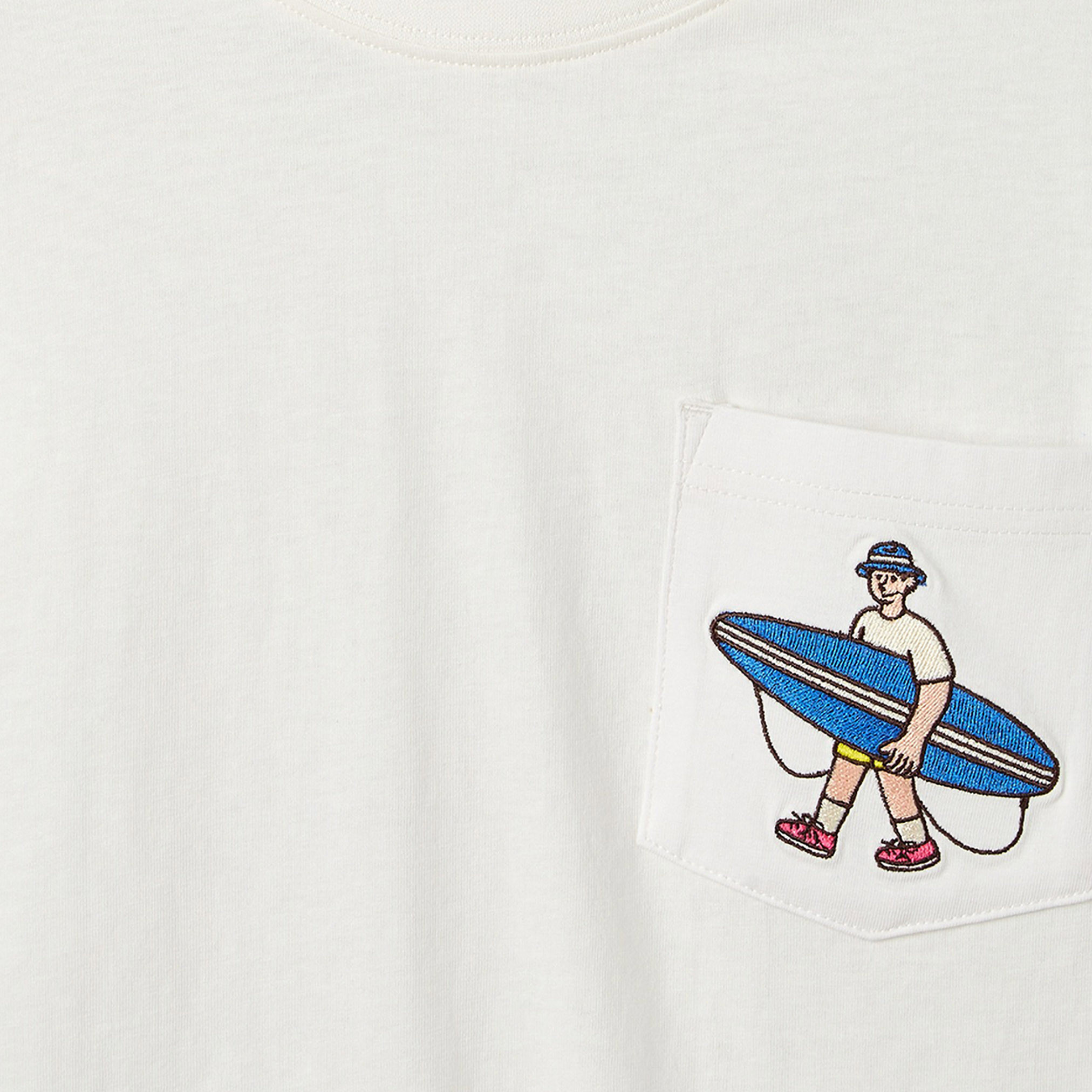 Juniors Crew Neck Short Sleeves T-shirt with Chest Embroidery-boys-clothing-tshirtsandpolos-image-4