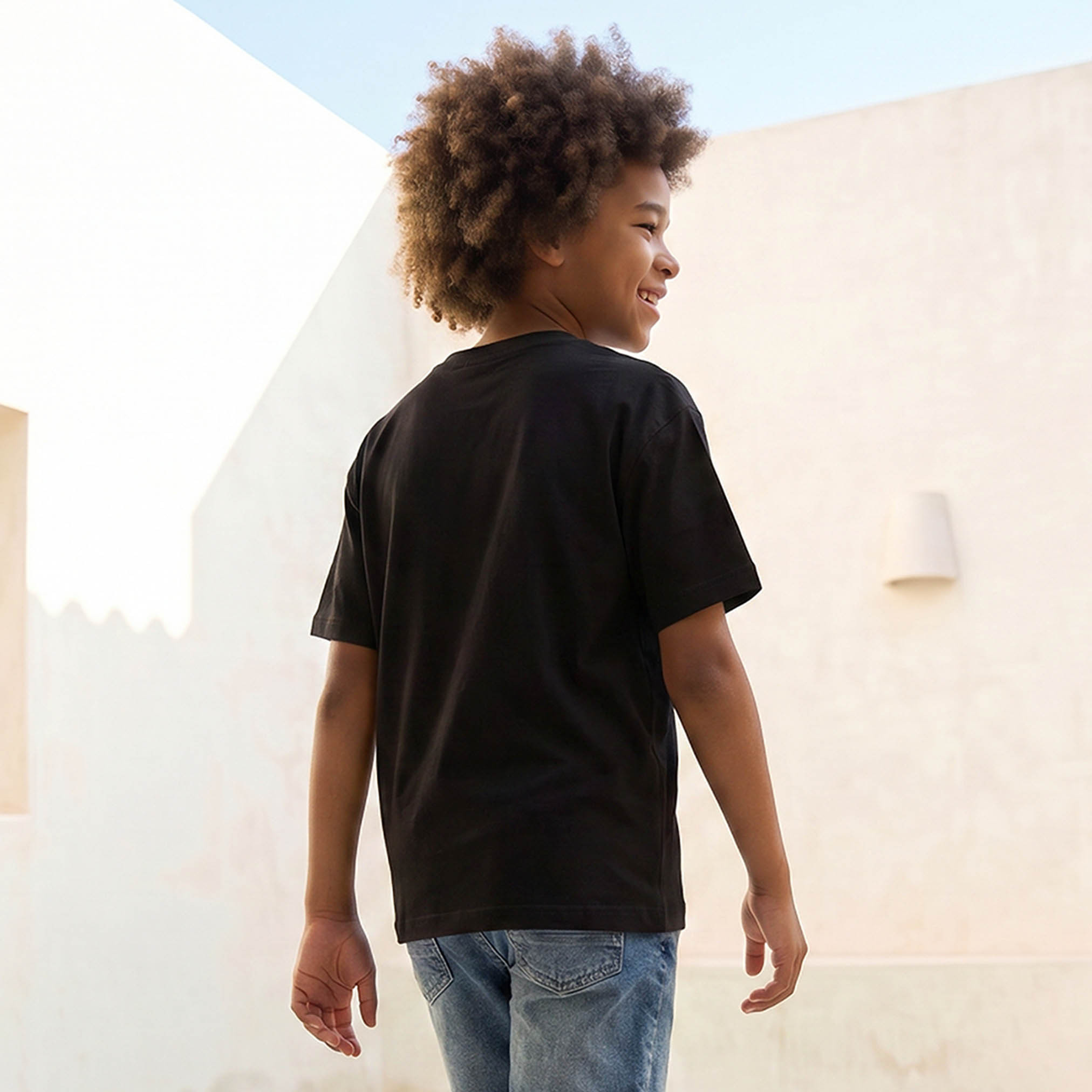 Juniors Crew Neck Short Sleeves T-shirt with Bag Accent-boys-clothing-tshirtsandpolos-image-3