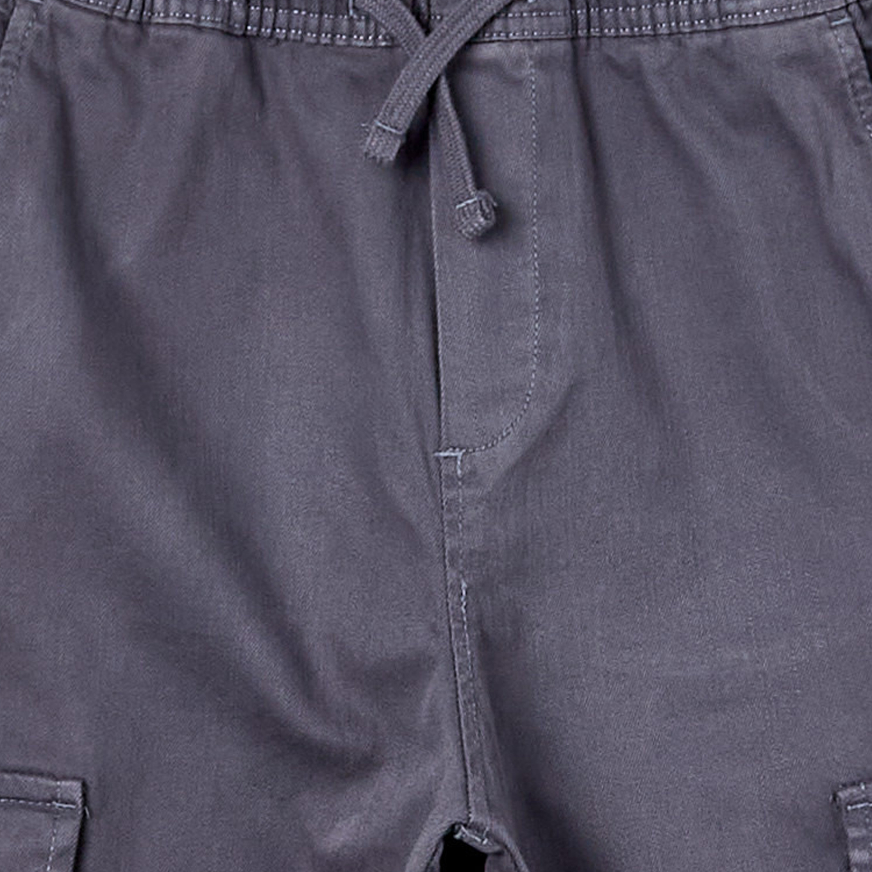 Juniors Jogger Trousers with Cargo Pockets, Elasticated Drawstring-boys-clothing-bottoms-joggersandtrackpants-image-4