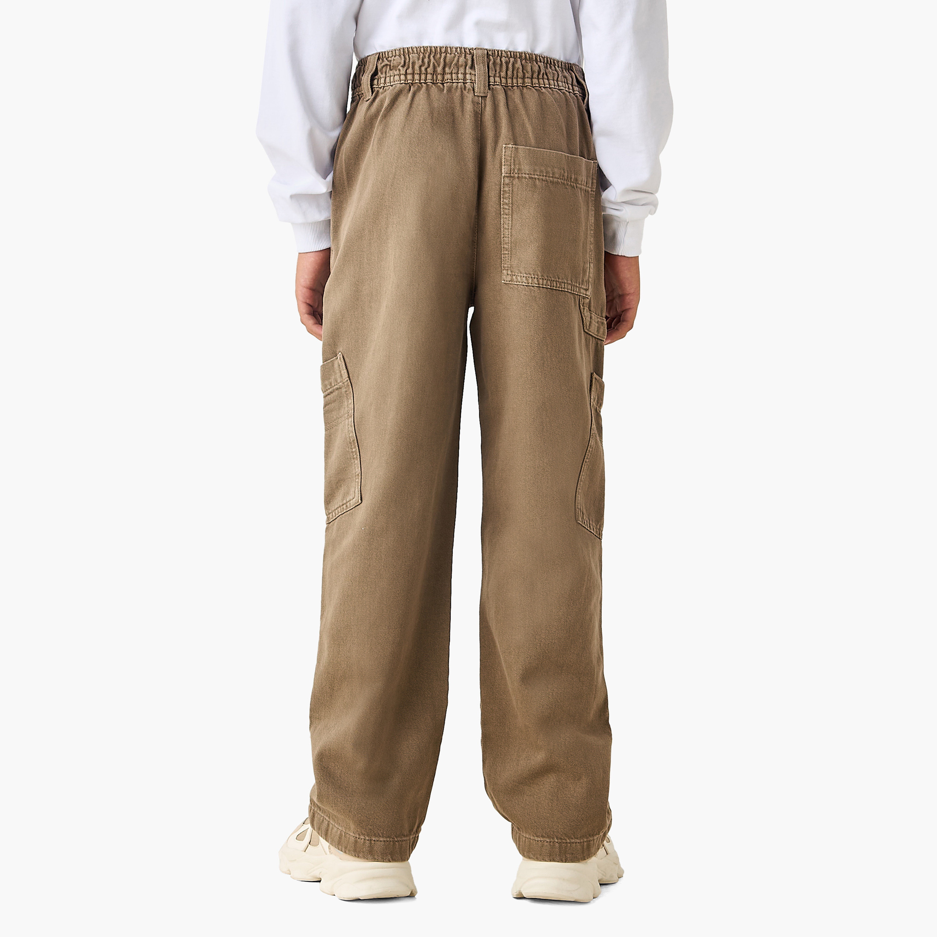 Juniors Cargo Pants with Button Closure-boys-clothing-bottoms-trousers-image-3