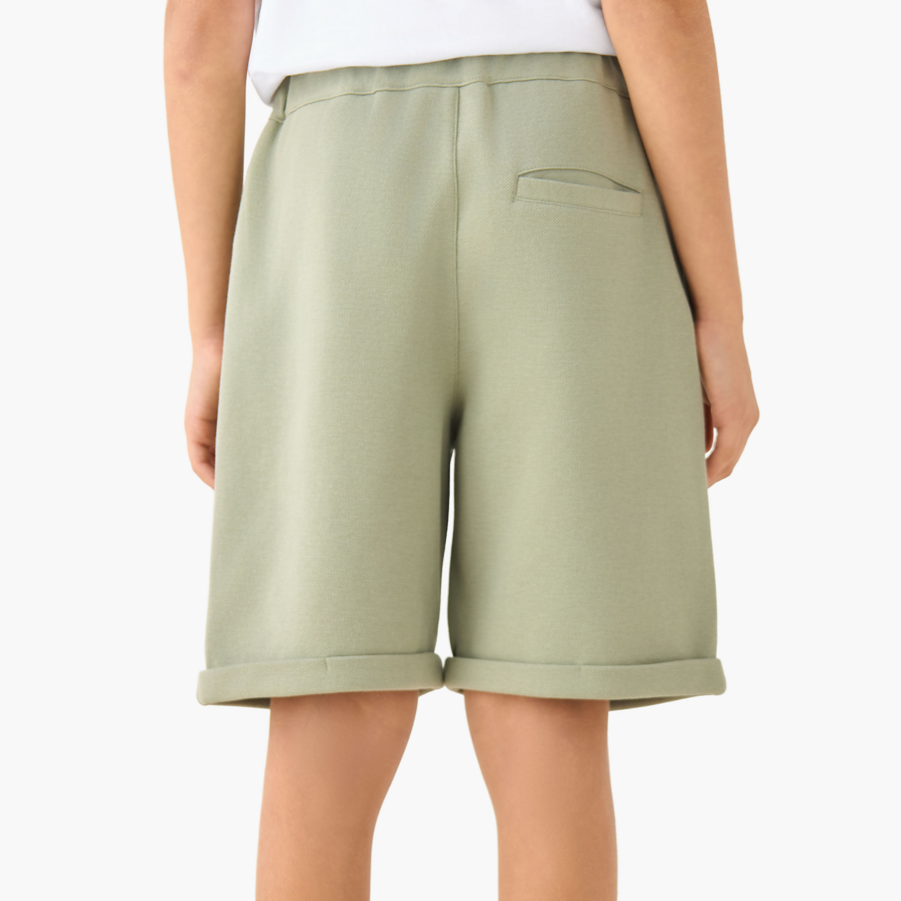 Juniors Drawstring Waist Shorts with Pockets-boys-clothing-bottoms-shorts-image-3