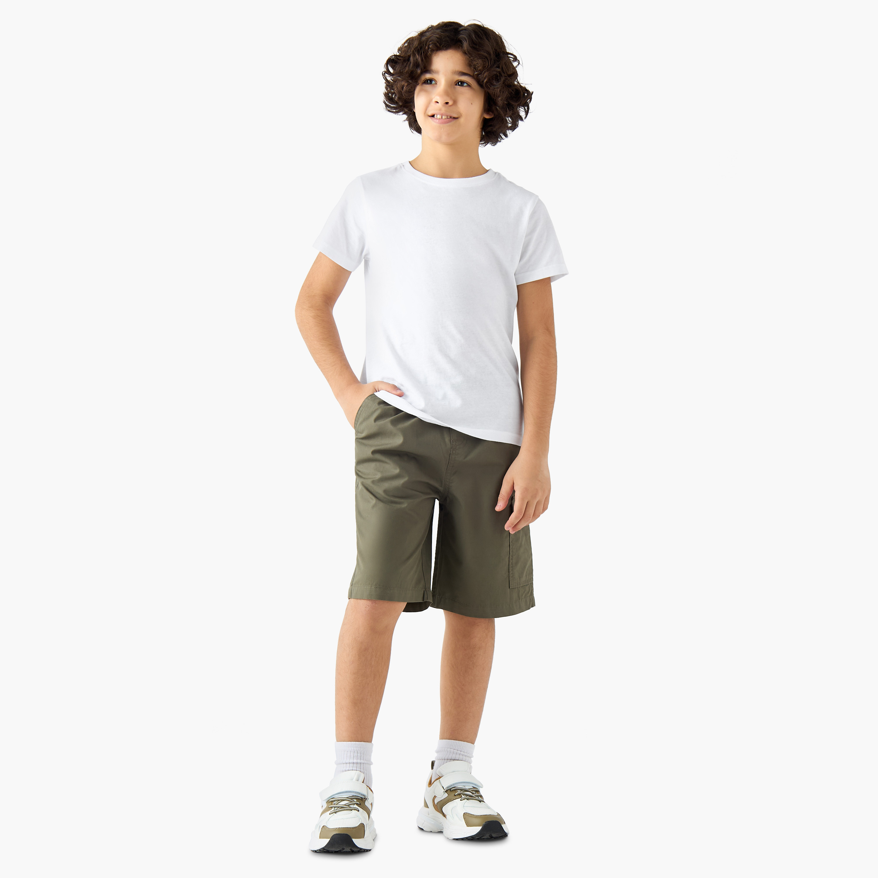 شورت برباط على الخصر وجيوب بطية من جونيورز-boys-clothing-bottoms-shorts-image-4