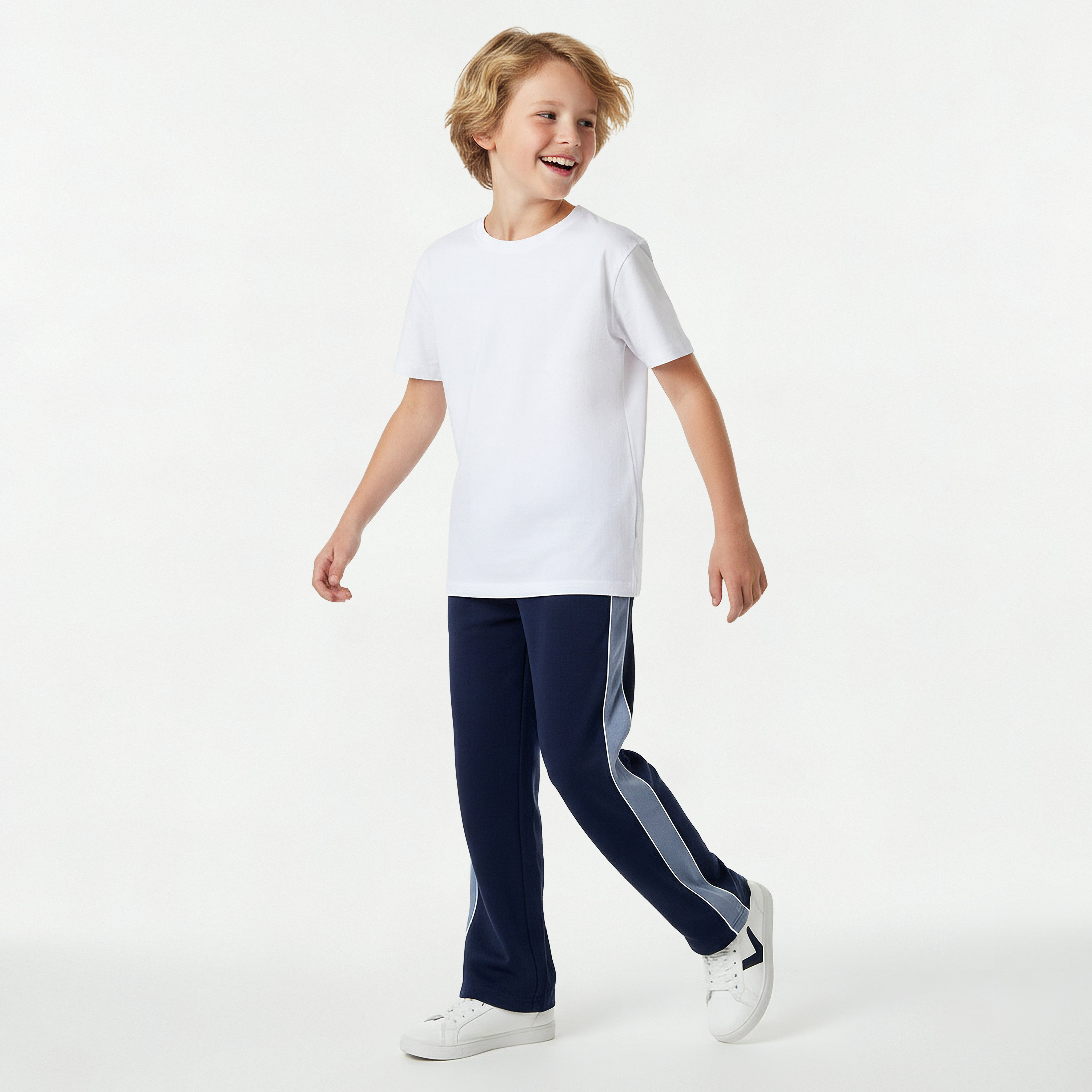 Juniors Drawstring Waist Track Pants with Pockets-boys-clothing-bottoms-joggersandtrackpants-image-5