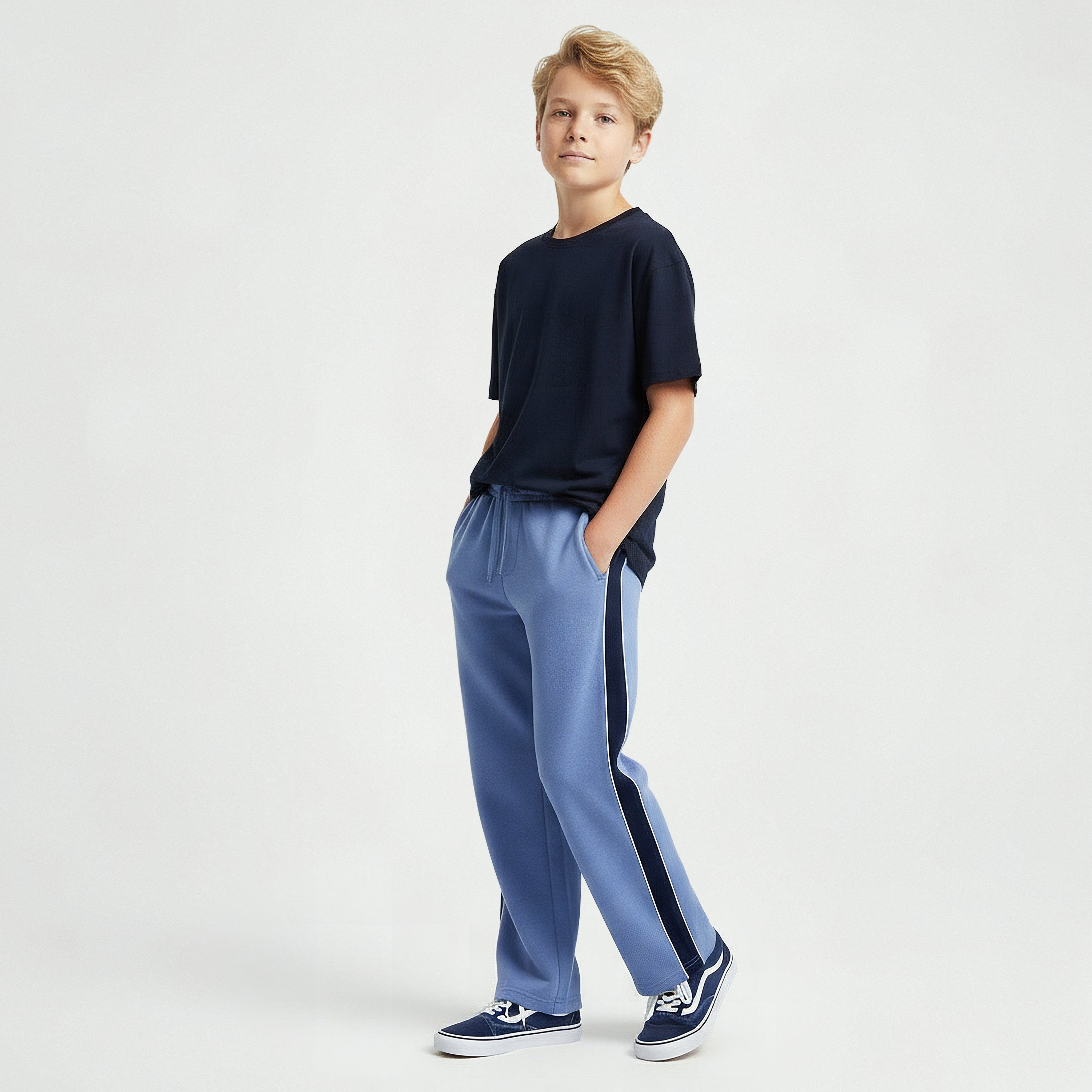بنطلون رياضي برباط على الخصر وجيوب من جونيورز-boys-clothing-bottoms-joggersandtrackpants-image-4