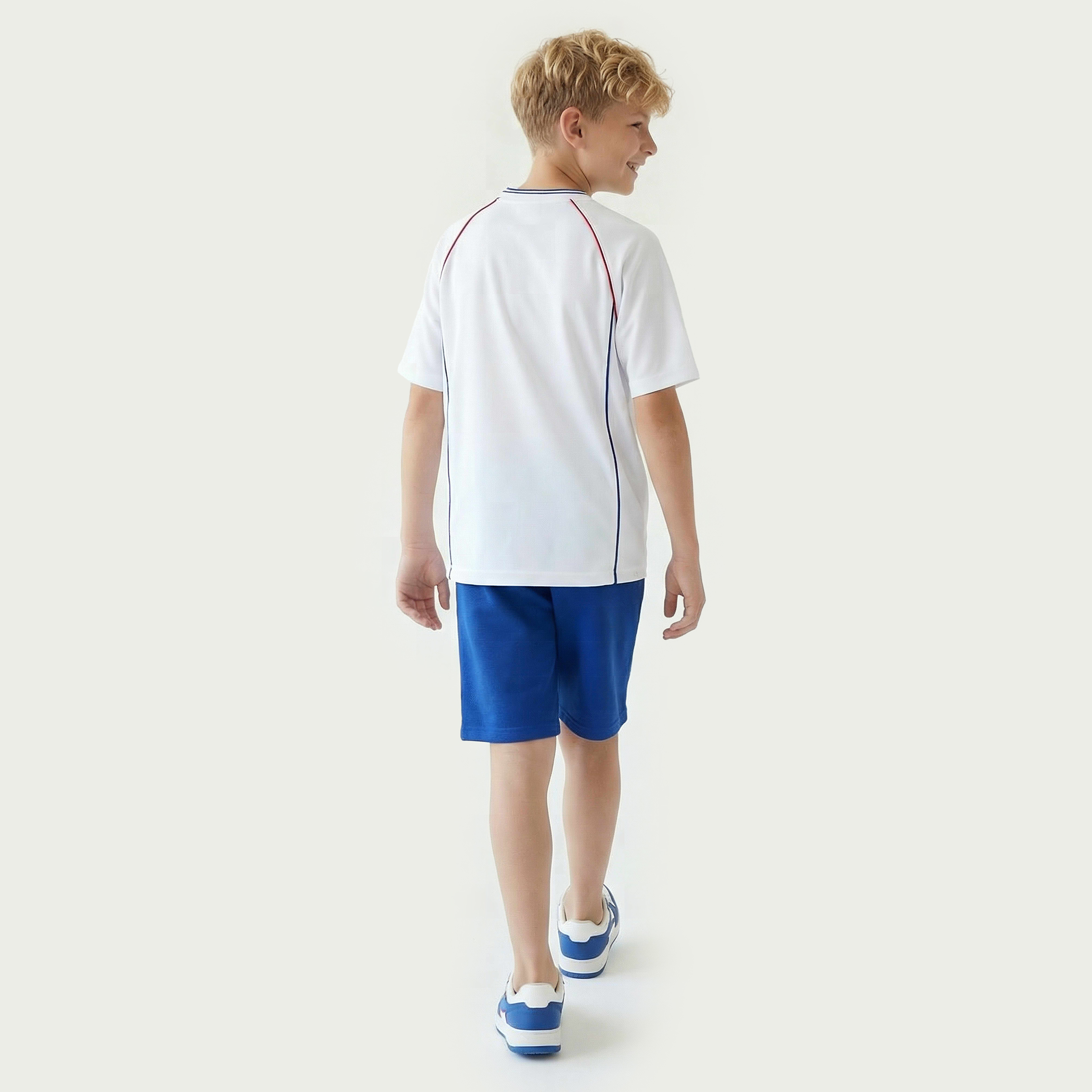 Juniors V-neck Short Sleeves T-shirt and Shorts Set with San Antonio Print-boys-clothing-setsandcoords-image-3