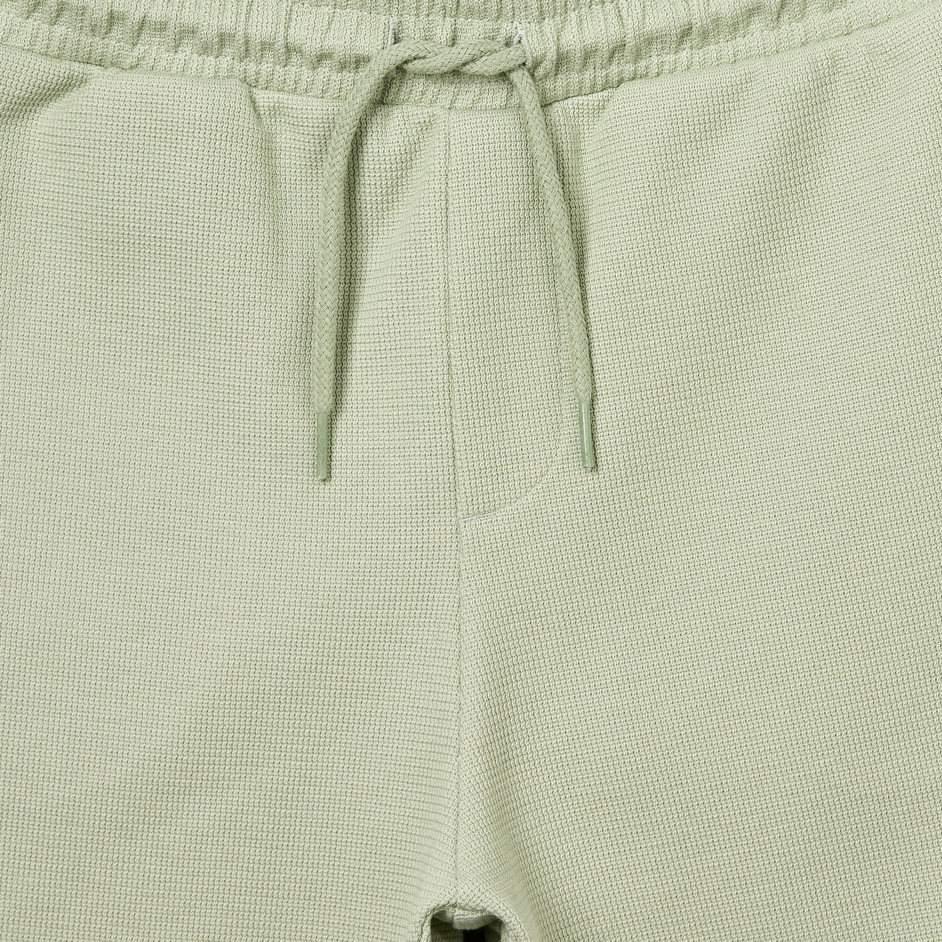 طقم شورت وتيشيرت بارز الملمس بأكمام قصيرة وياقة ضيقة من جونيورز-boys-clothing-setsandcoords-image-6