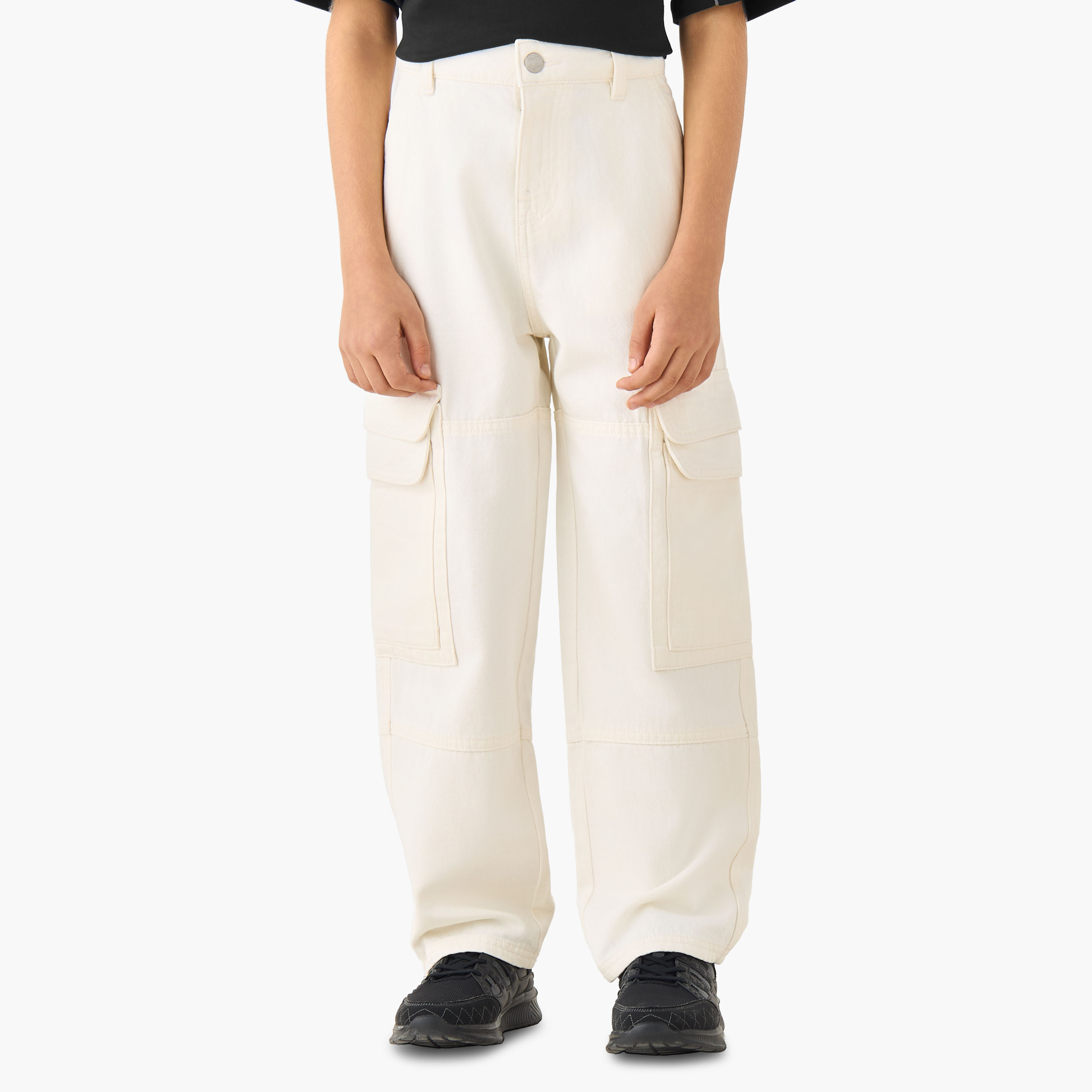 بنطلون كارجو بزر من جونيورز-boys-clothing-bottoms-trousers-image-1