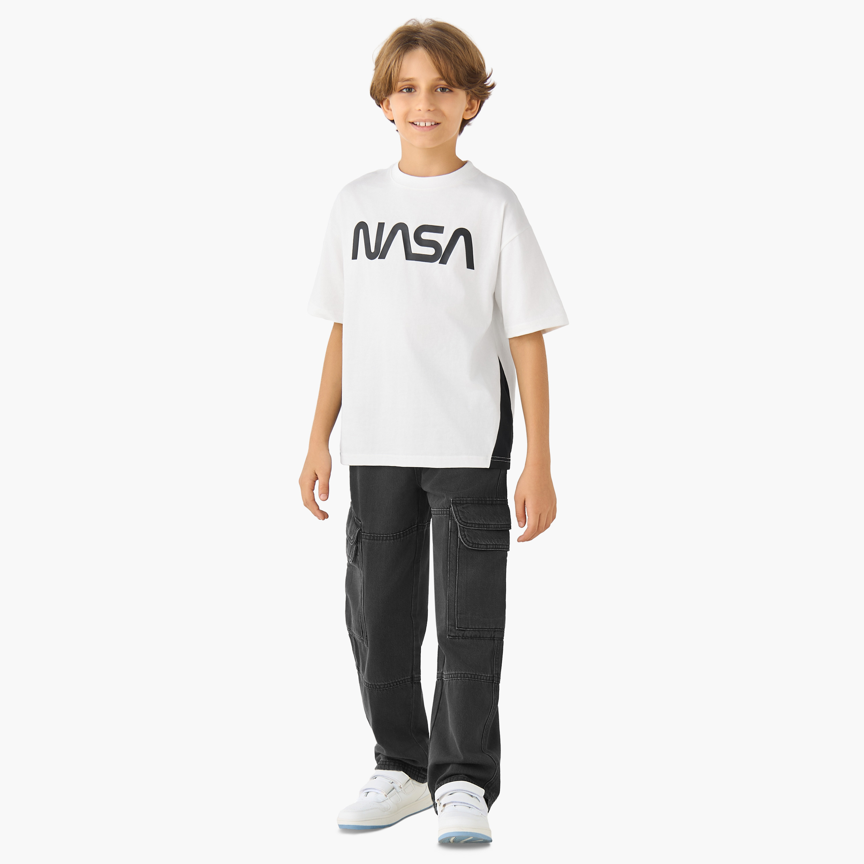 Juniors Mid-Rise Cargo Jeans with Pockets-boys-clothing-bottoms-jeans-image-2