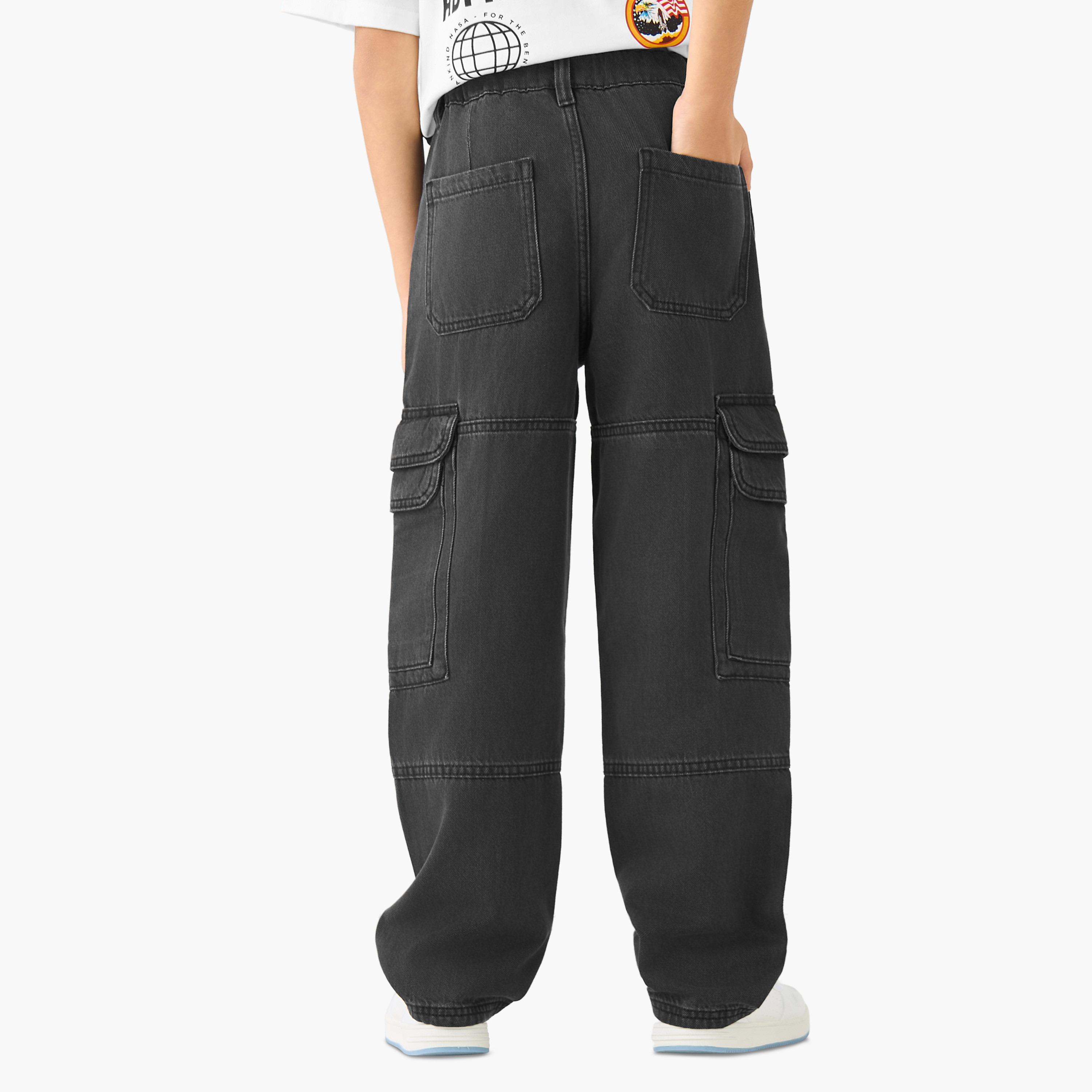 Juniors Mid-Rise Cargo Jeans with Pockets-boys-clothing-bottoms-jeans-image-3