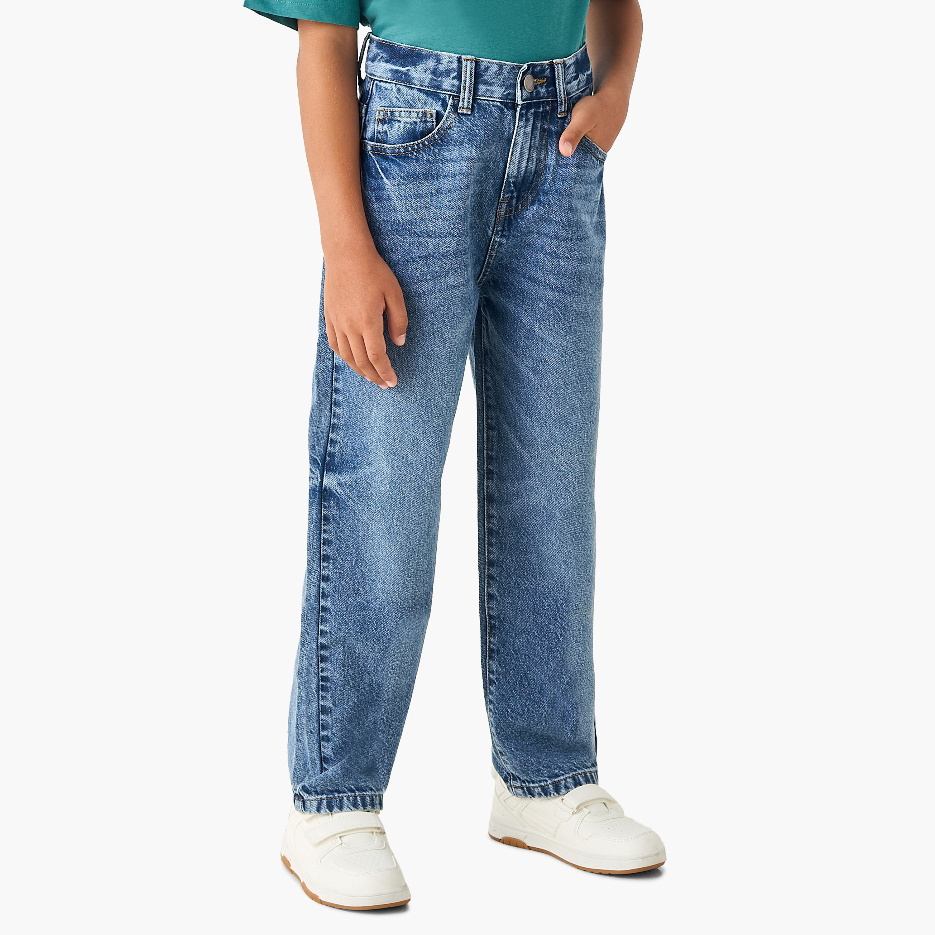 بنطلون جينز بجيوب من جونيورز-boys-clothing-bottoms-jeans-image-5
