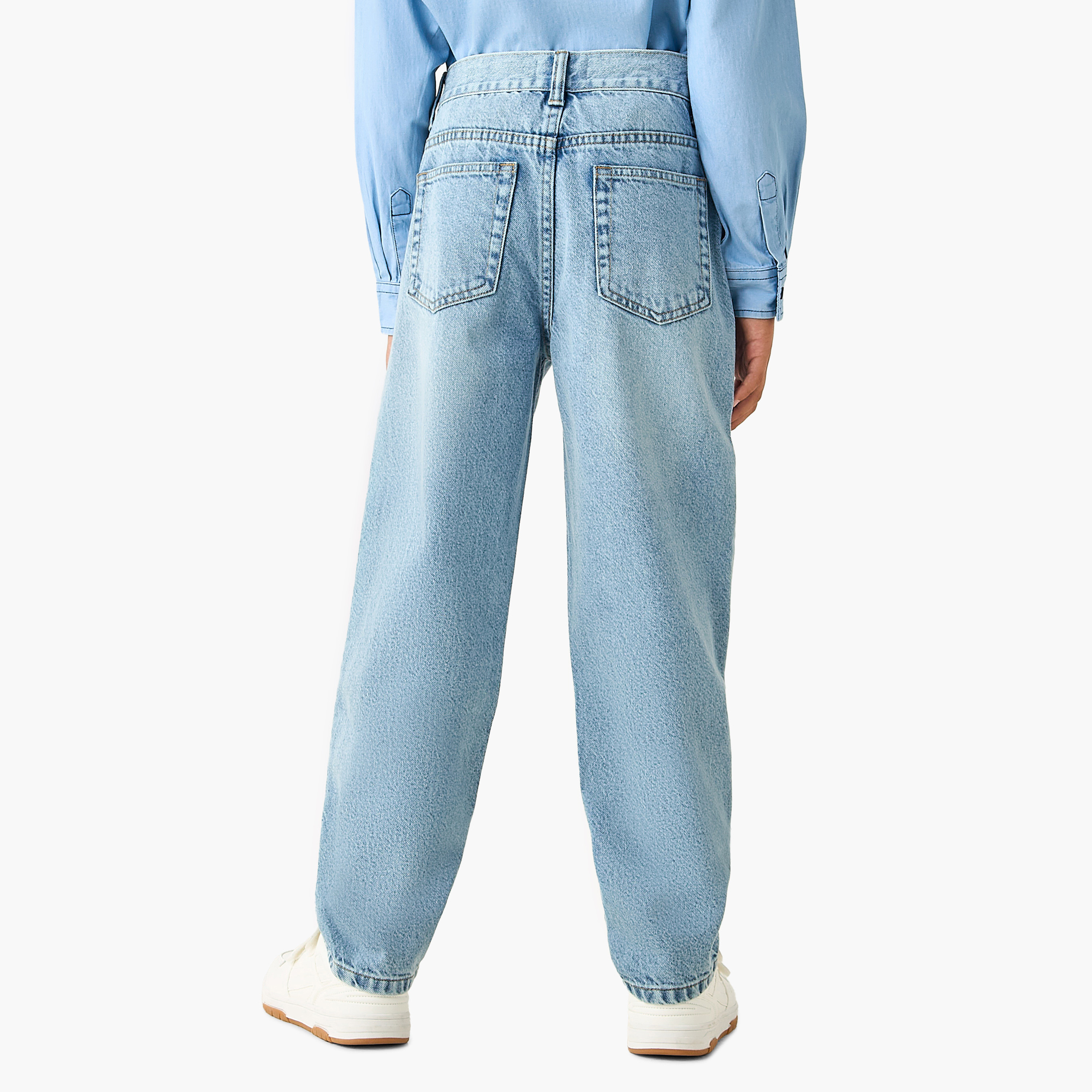 Juniors Jeans with Pockets-boys-clothing-bottoms-jeans-image-3