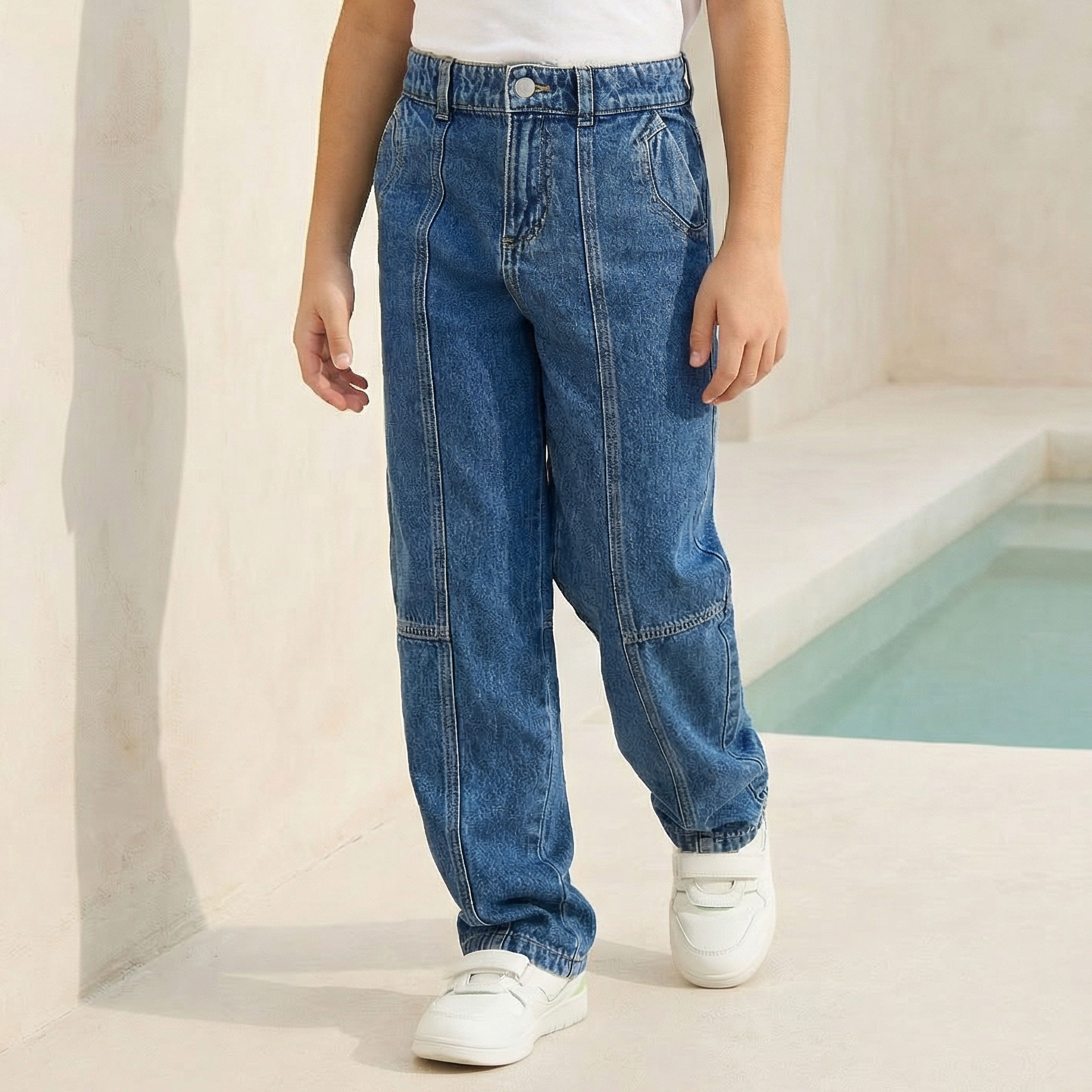 بنطلون جينز بجيوب من جونيورز-boys-clothing-bottoms-jeans-image-5
