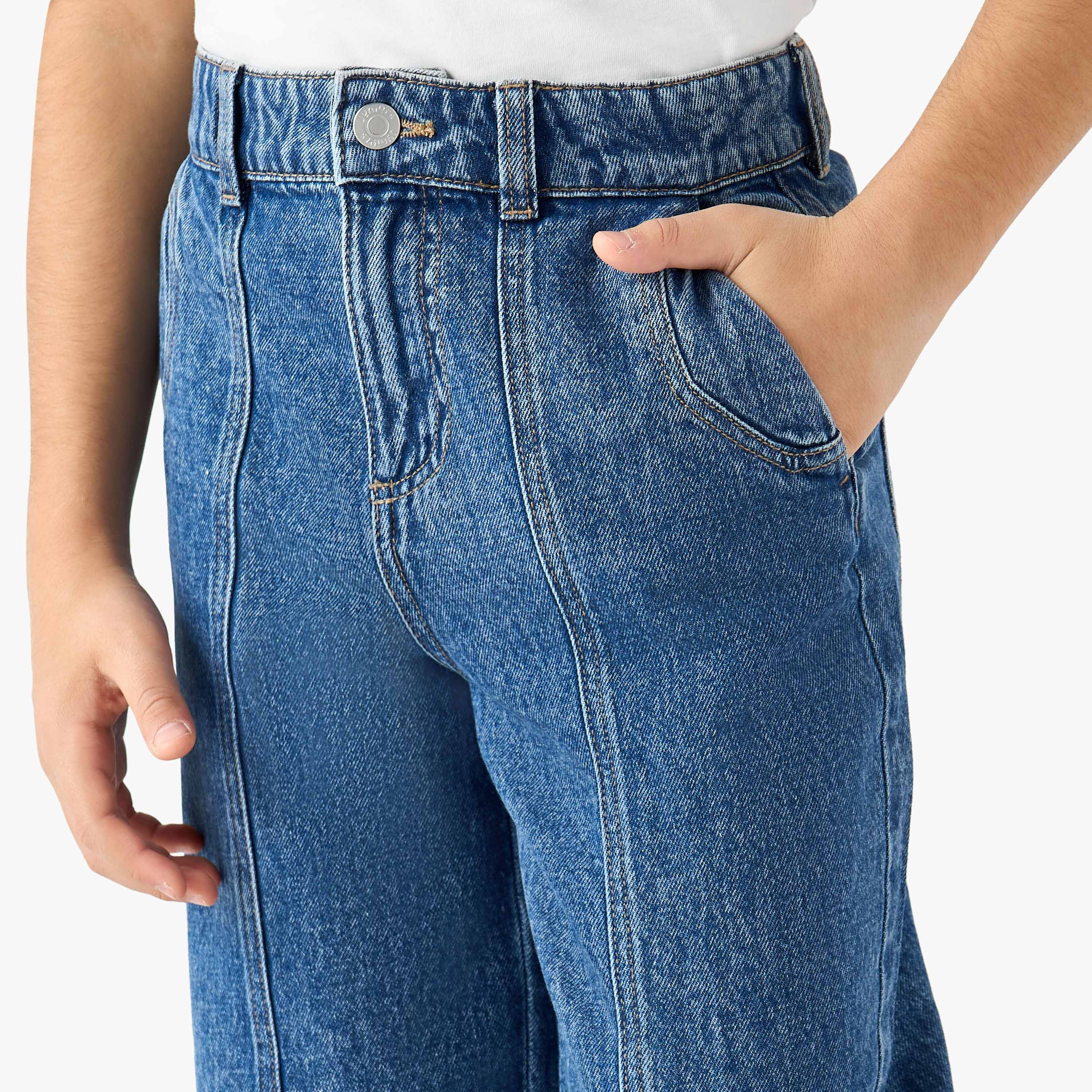 بنطلون جينز بجيوب من جونيورز-boys-clothing-bottoms-jeans-image-2
