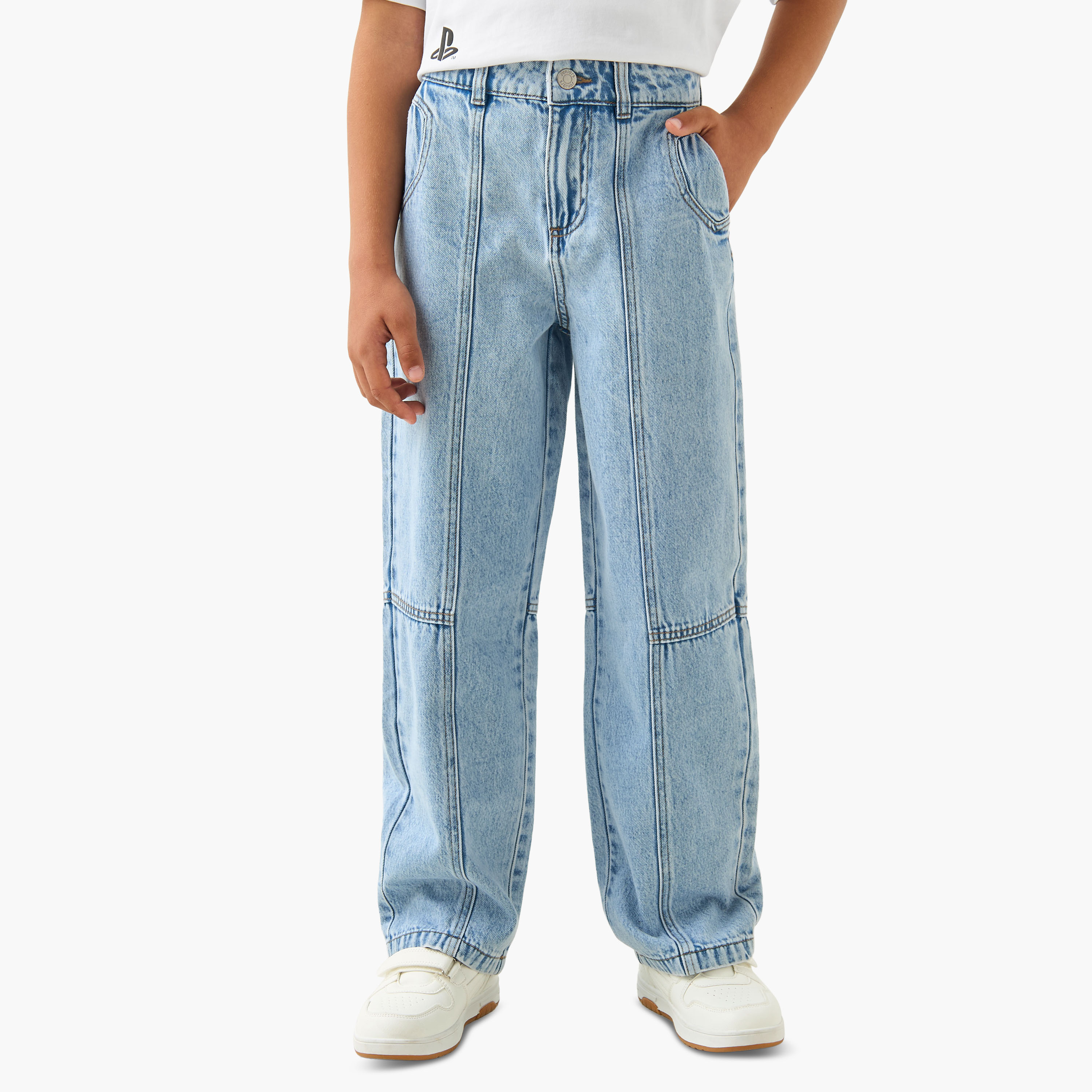 بنطلون جينز بجيوب من جونيورز-boys-clothing-bottoms-jeans-image-5