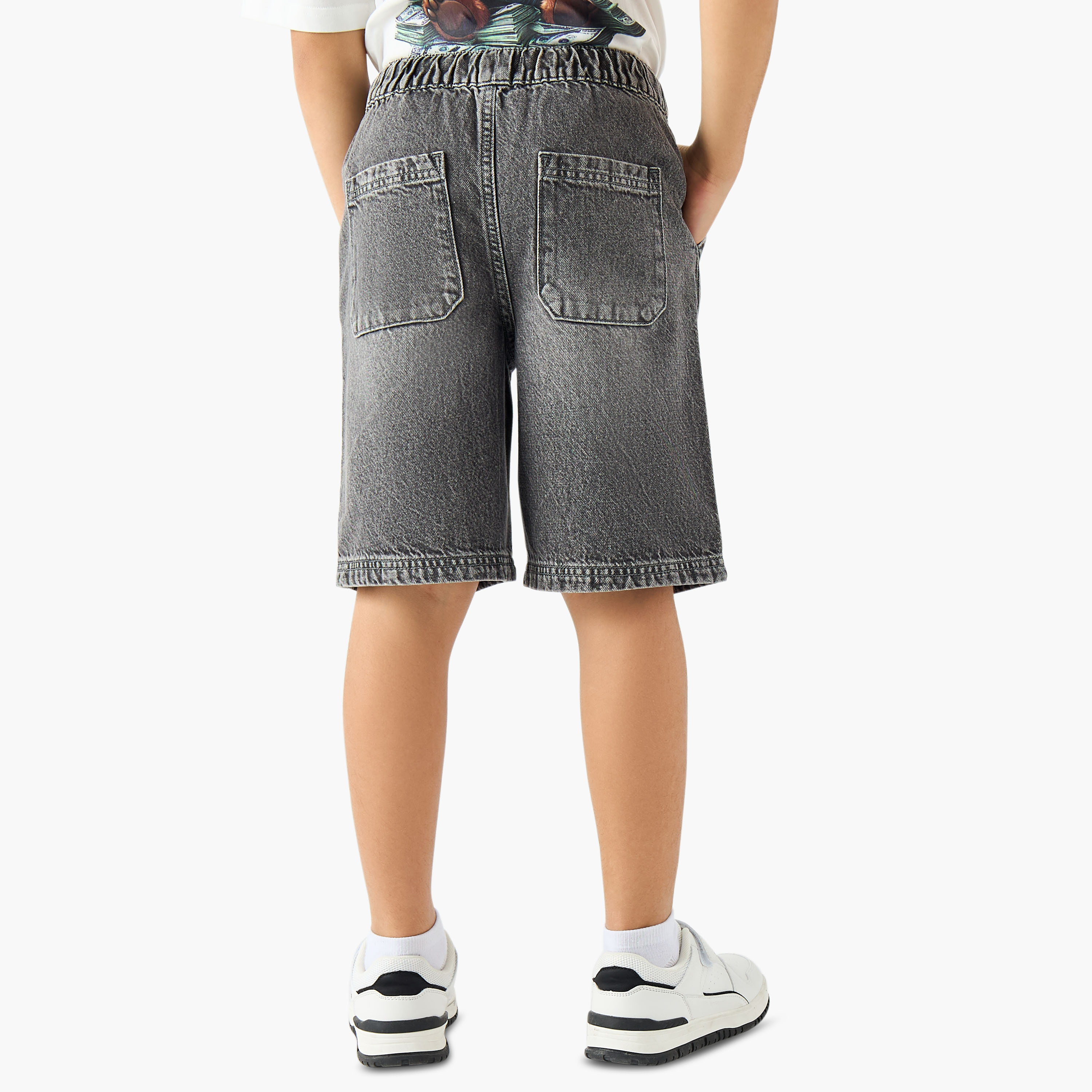 شورت دينم بخصر مطاطي برباط من جونيورز-boys-clothing-bottoms-shorts-image-3