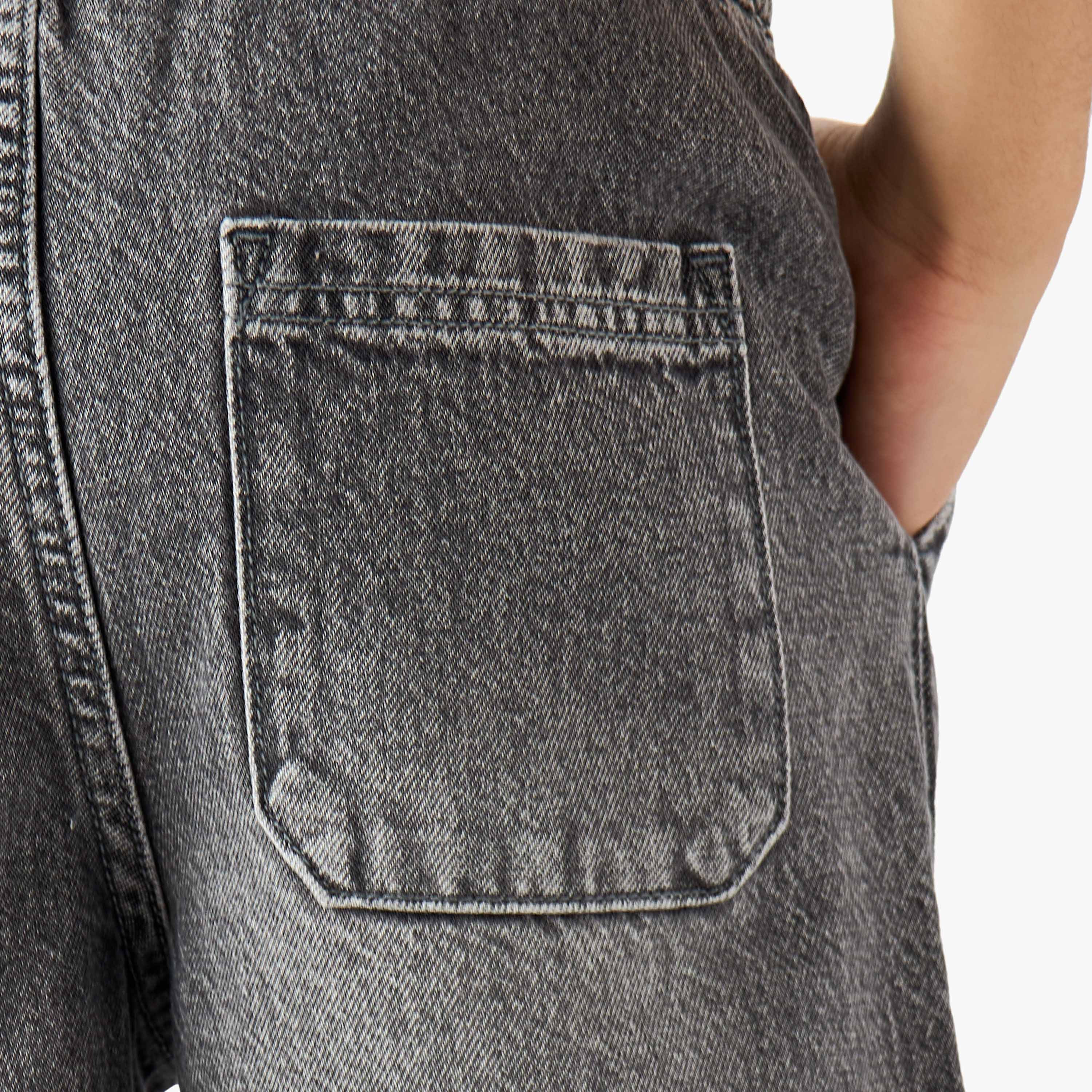 شورت دينم بخصر مطاطي برباط من جونيورز-boys-clothing-bottoms-shorts-image-1