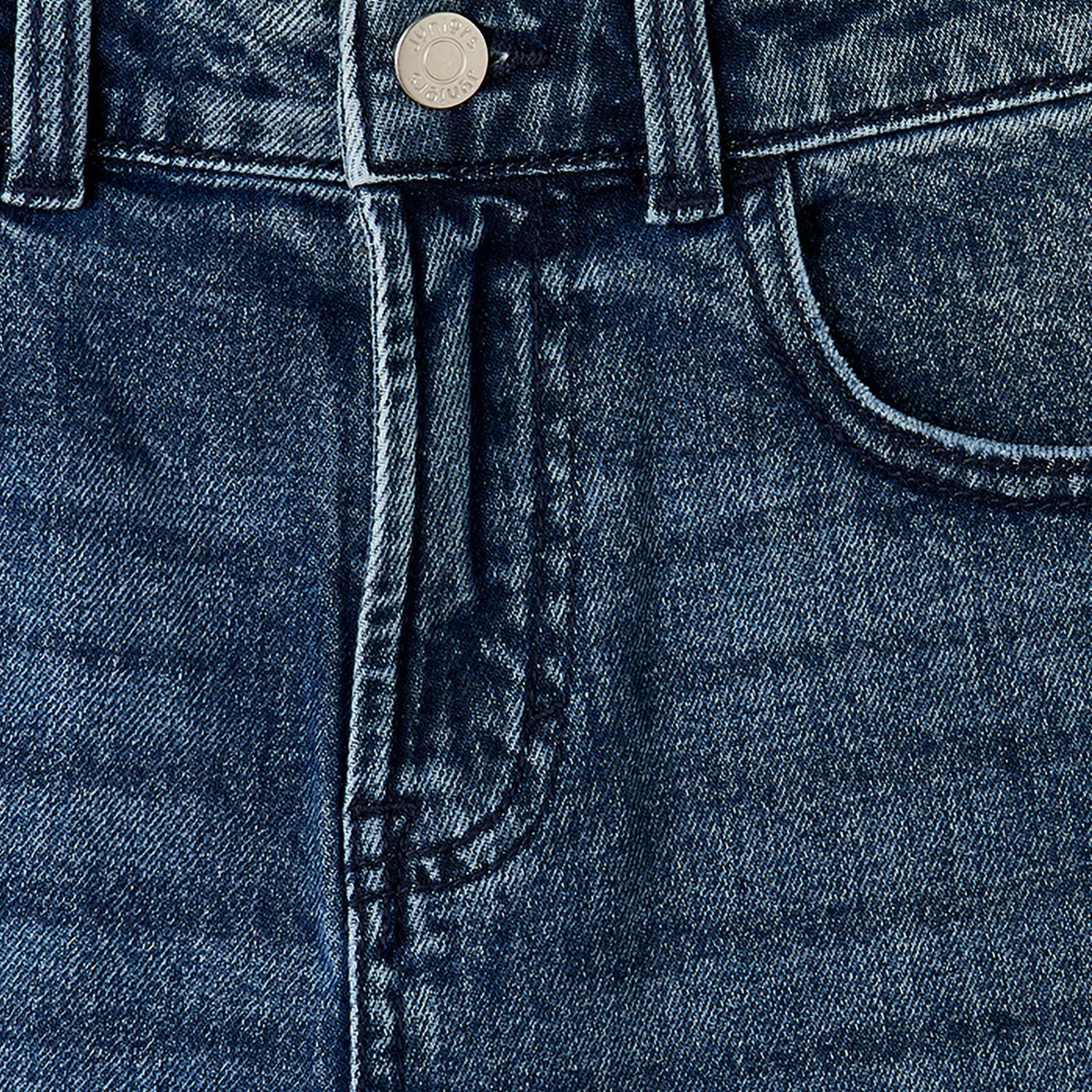 شورت دينم بخصر بزر إغلاق وجيب من جونيورز-boys-clothing-bottoms-shorts-image-4