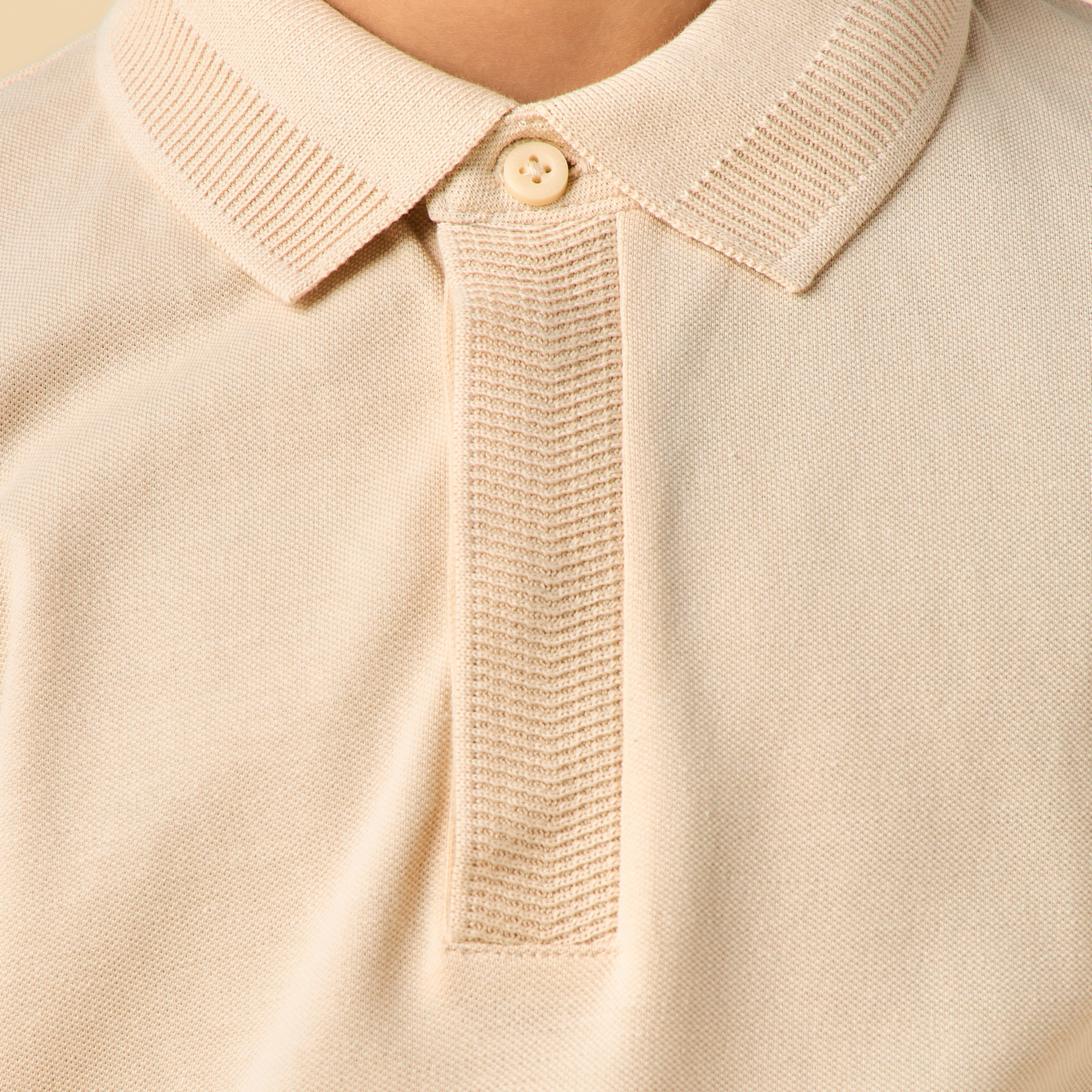 Juniors Collared Short Sleeves Polo T-shirt with Button Placket-boys-clothing-tshirtsandpolos-image-4