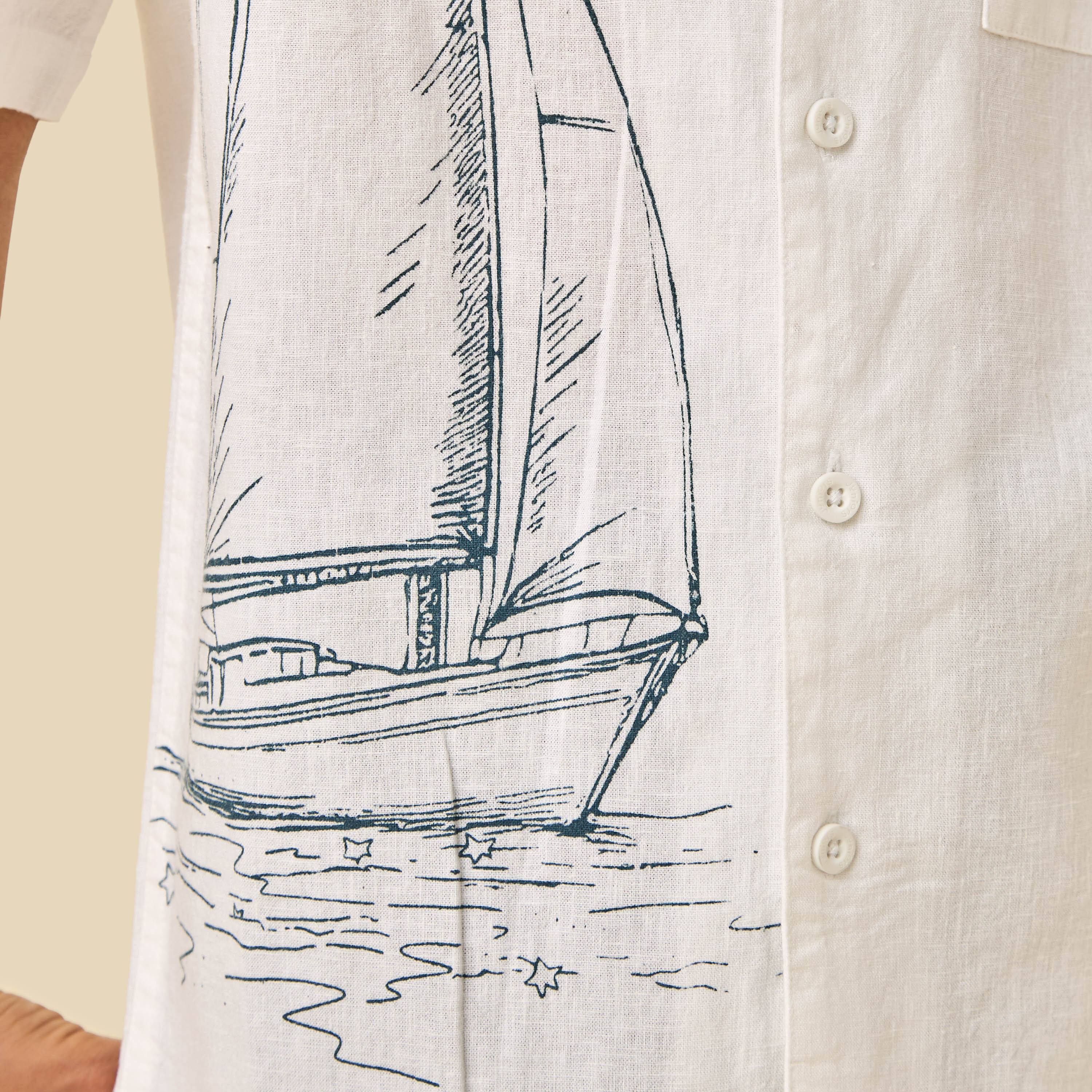 Juniors Short Sleeves Shirt with Sailboat Print-boys-clothing-shirts-image-5