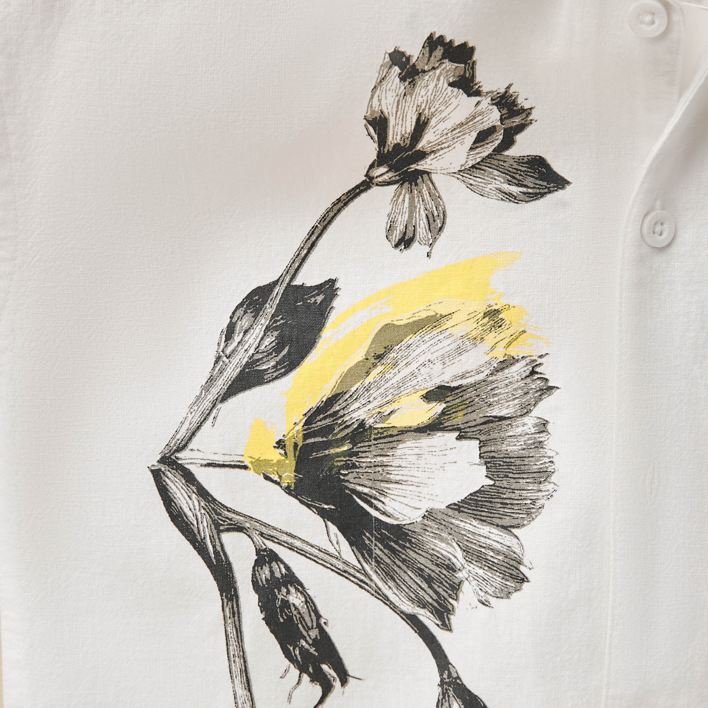 Juniors Short Sleeves Shirt with Floral Print-boys-clothing-shirts-image-5