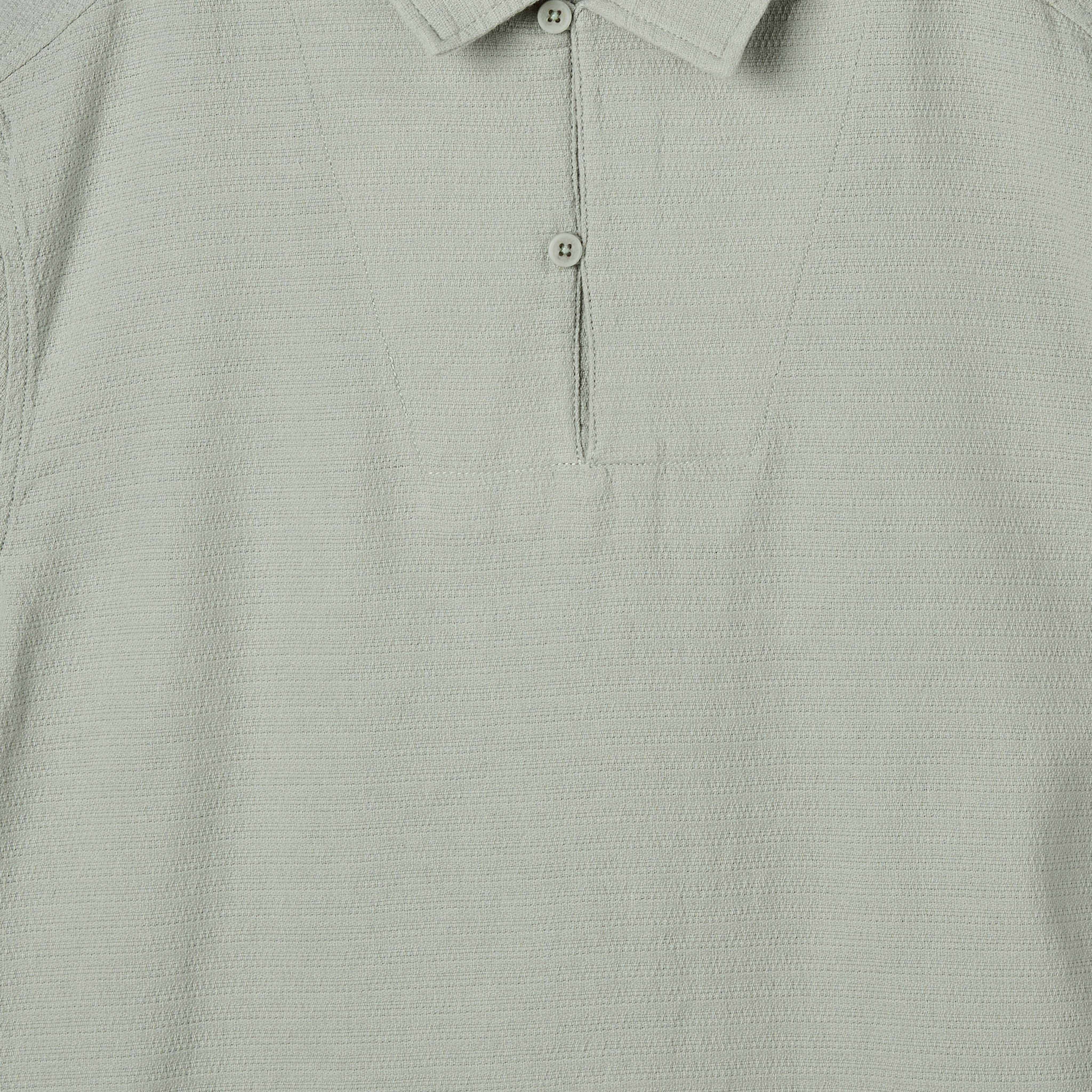تيشيرت بارز الملمس بياقة وأكمام قصيرة من جونيورز-boys-clothing-tshirtsandpolos-image-4