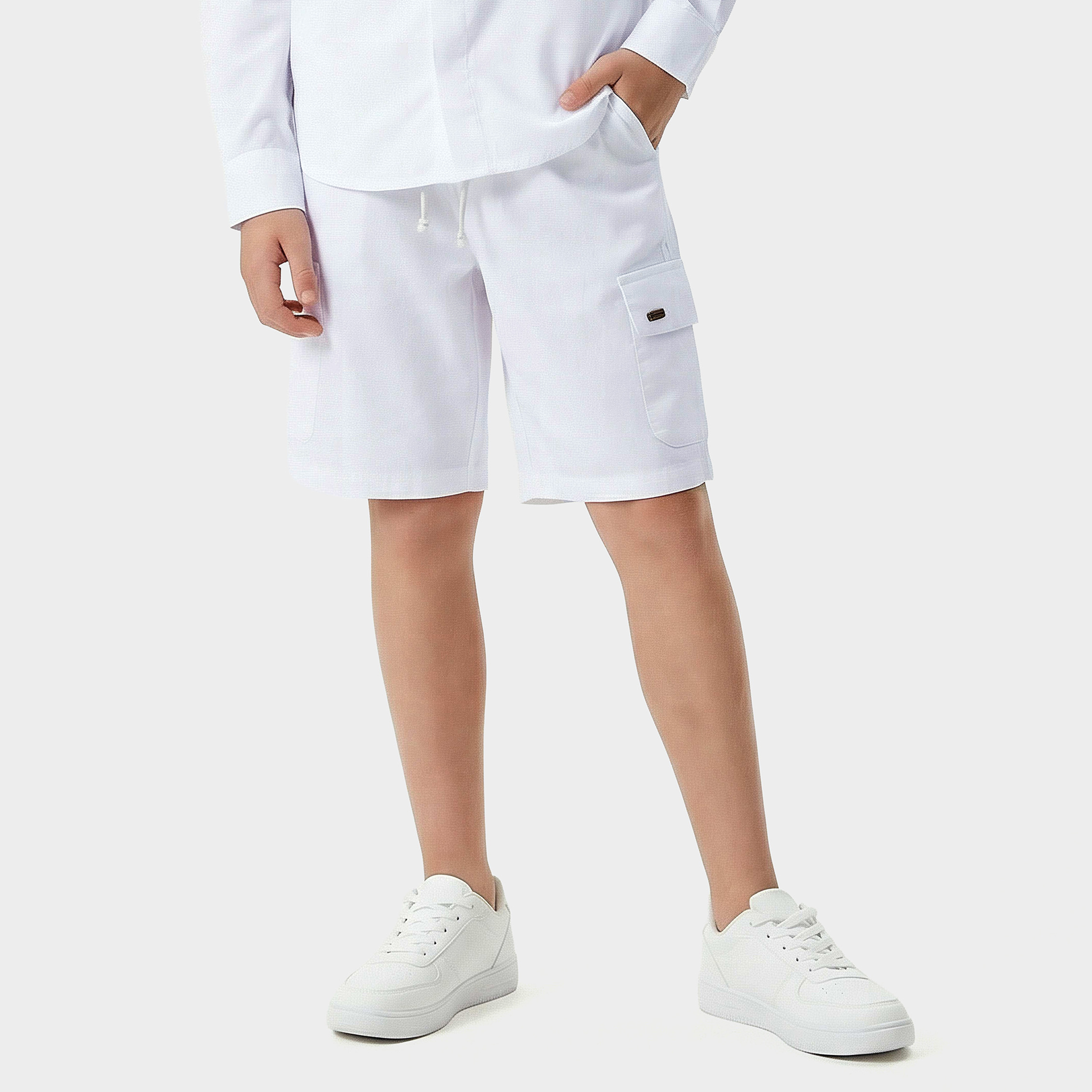 Juniors Long Sleeves Shirt with Concealed Placket-boys-clothing-shirts-image-3