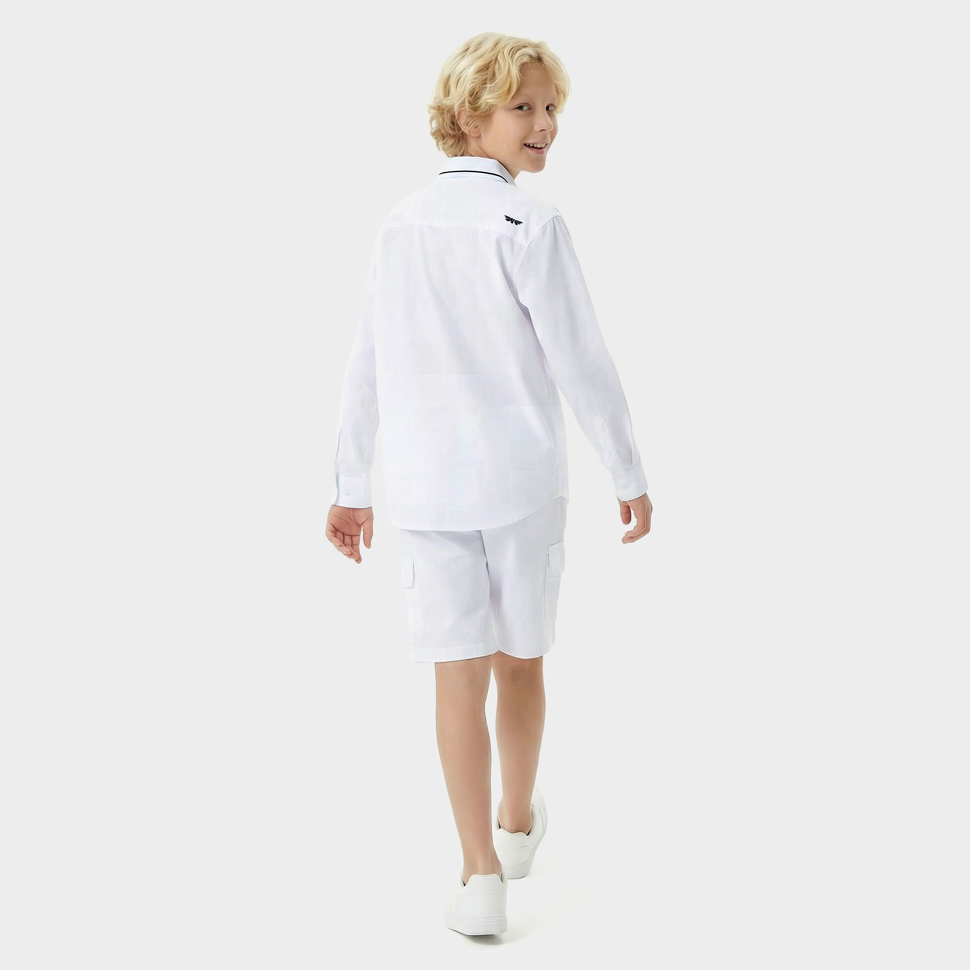Juniors Long Sleeves Shirt with Concealed Placket-boys-clothing-shirts-image-4
