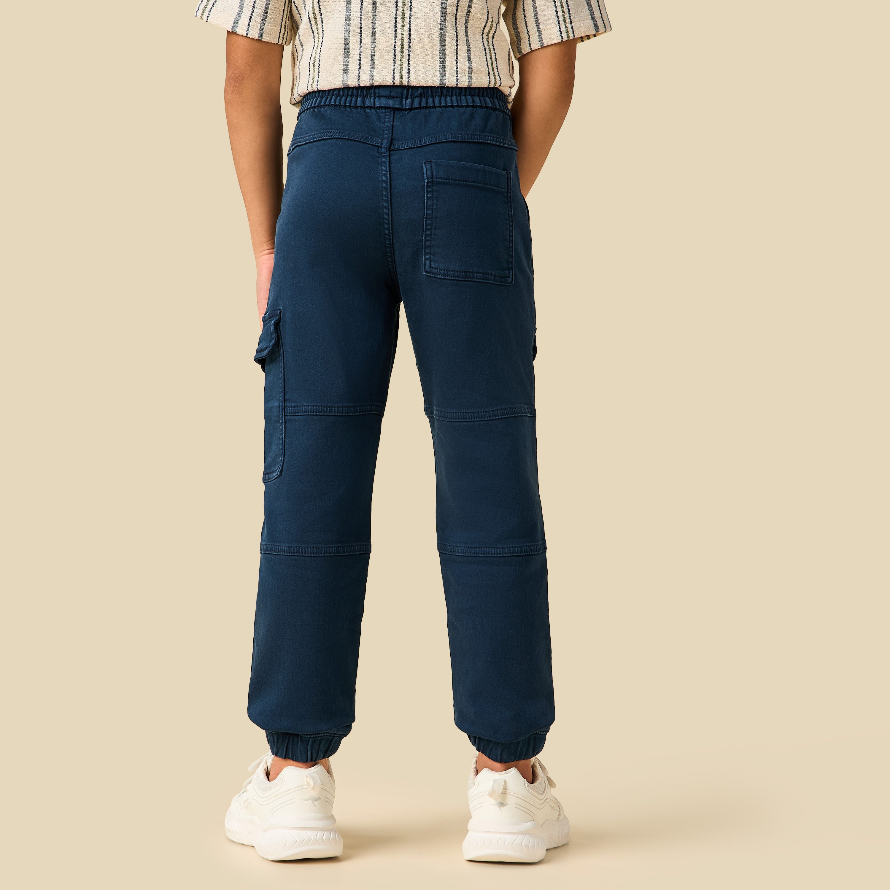 Juniors Joggers with Cargo Pockets, Drawstring Waist-boys-clothing-bottoms-joggersandtrackpants-image-3