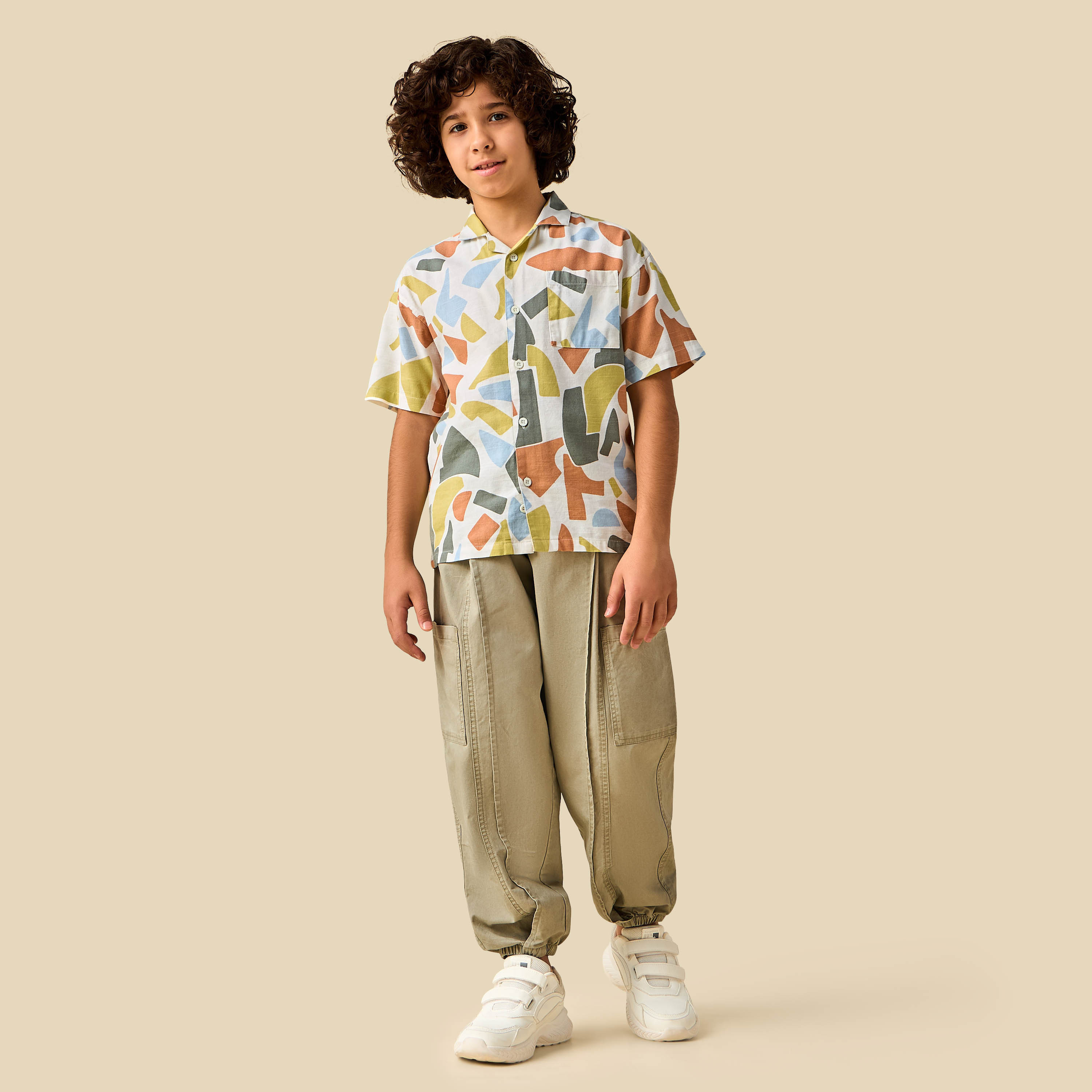 Juniors Joggers with Cargo Pockets, Drawstring Waist-boys-clothing-bottoms-joggersandtrackpants-image-2