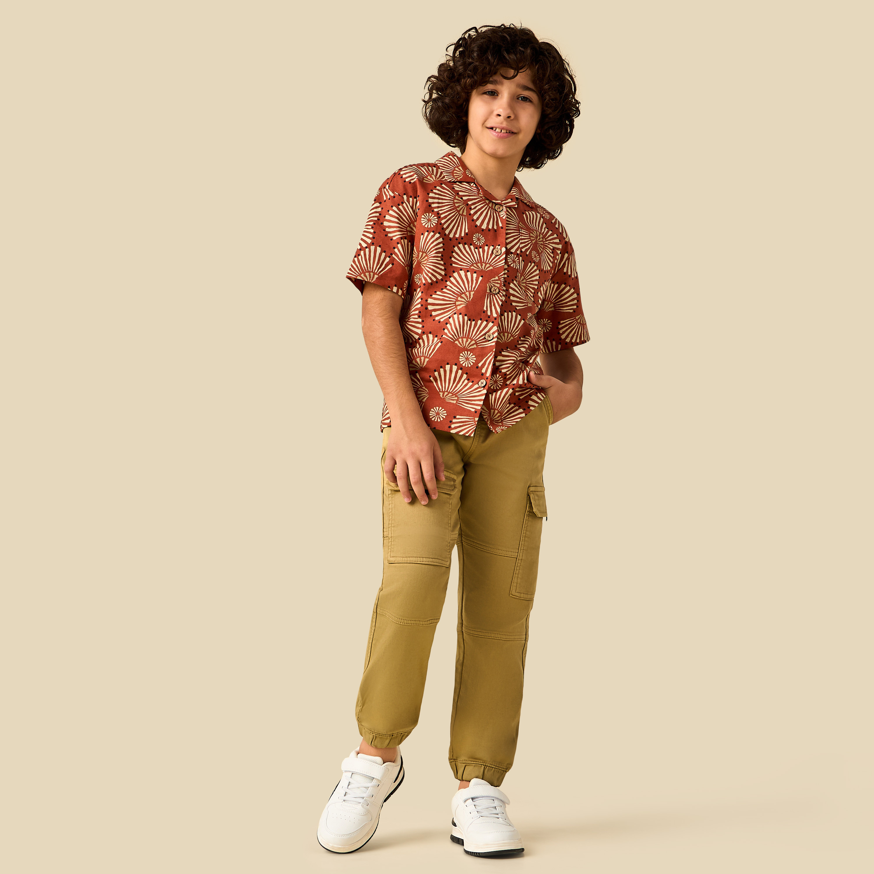 Juniors Joggers with Cargo Pockets, Drawstring Waist-boys-clothing-bottoms-joggersandtrackpants-image-3