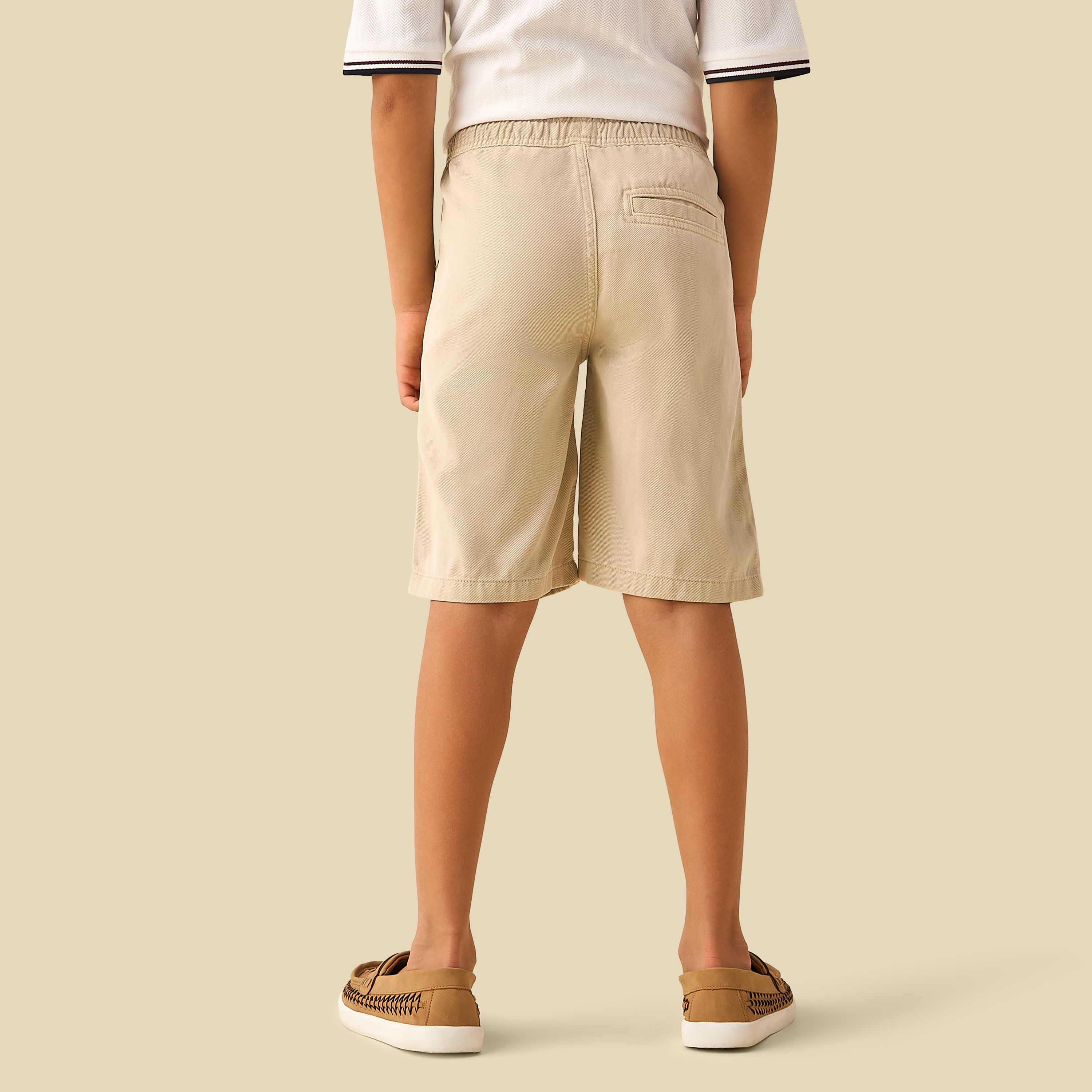 Juniors Elasticated Drawstring Shorts with Pockets-boys-clothing-bottoms-shorts-image-3