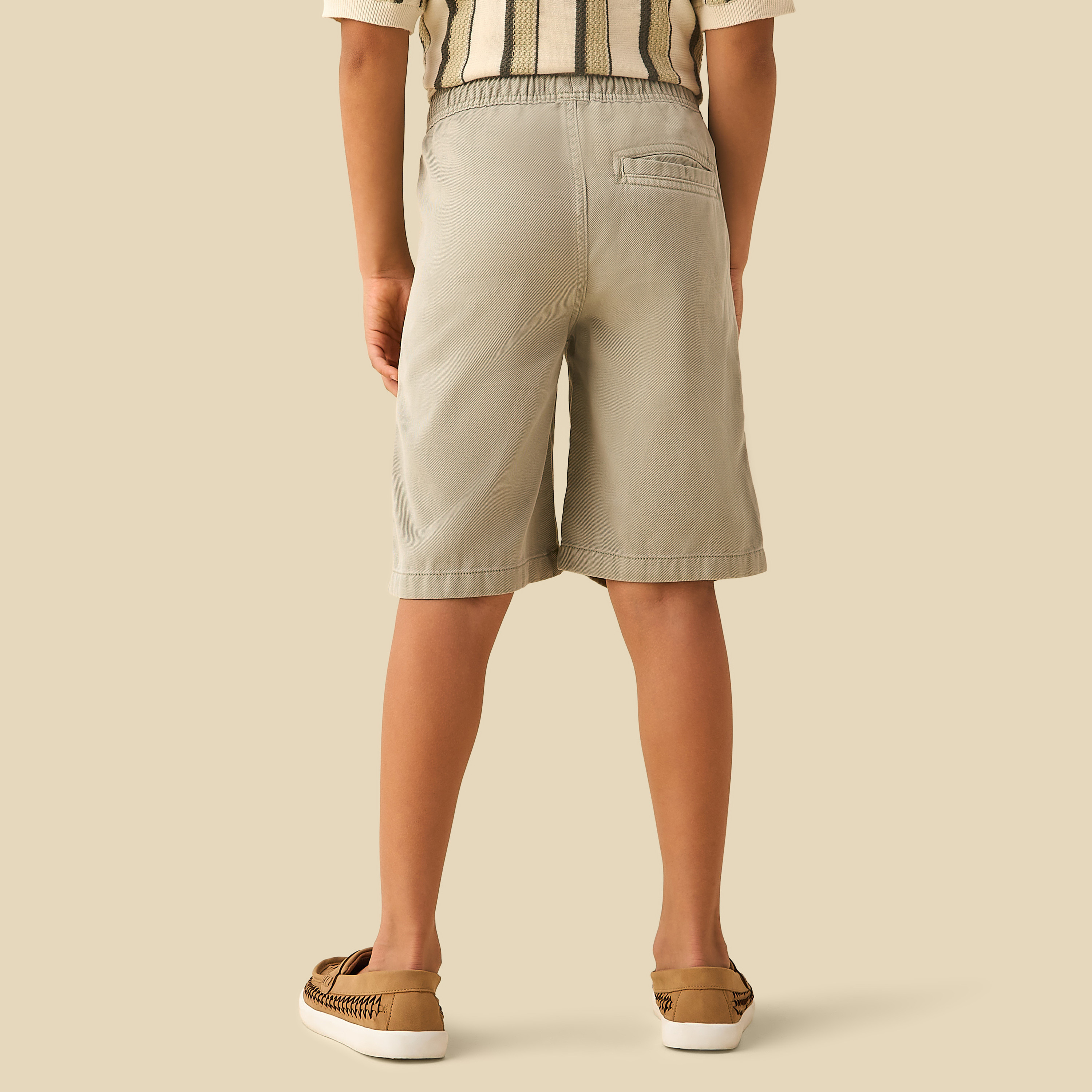 Juniors Elasticated Drawstring Shorts with Pockets-boys-clothing-bottoms-shorts-image-3