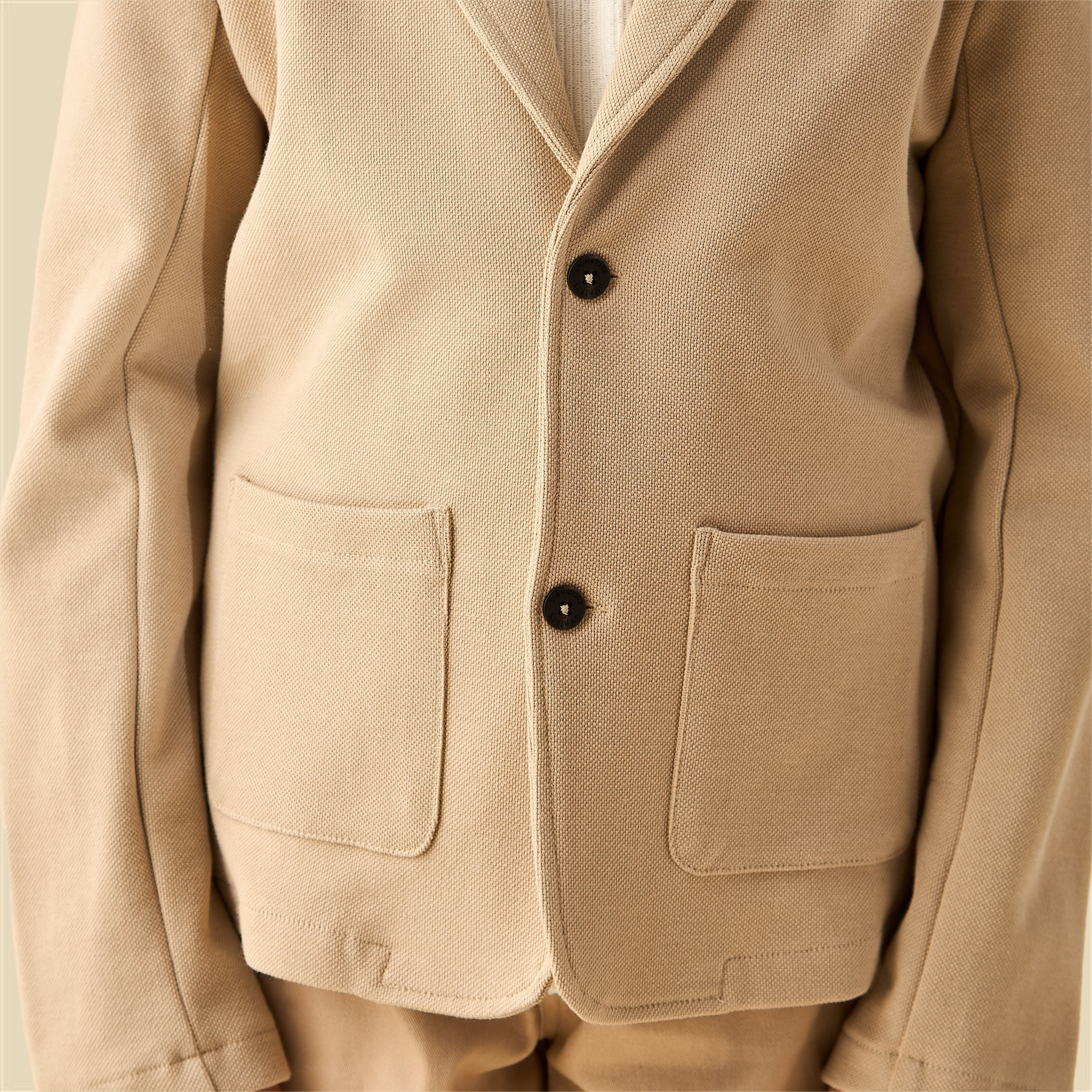 Juniors Solid Blazer with Long Sleeves-boys-clothing-jacketsandcoats-image-5