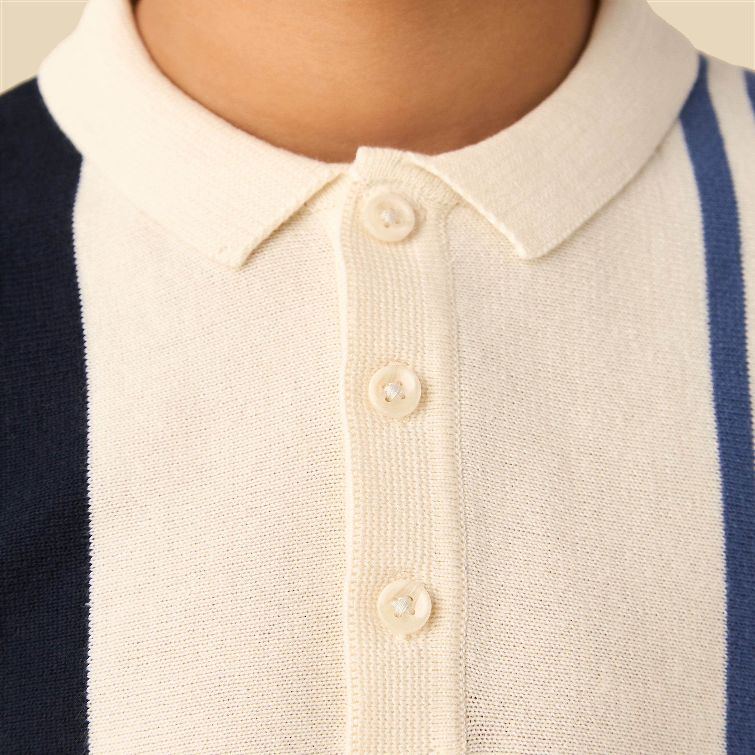 Juniors Striped Polo T-shirt with Short Sleeves-boys-clothing-tshirtsandpolos-image-6