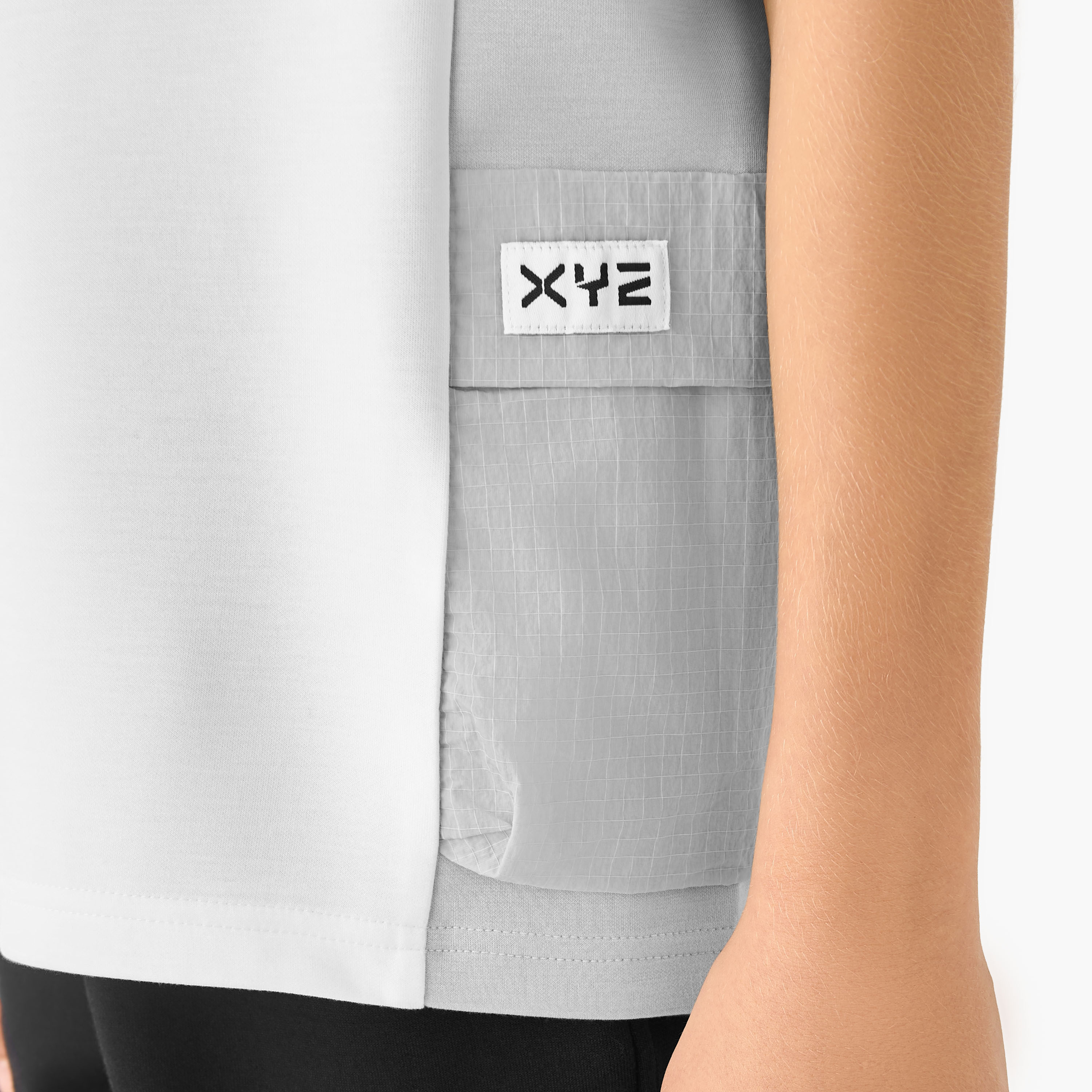 XYZ Crew Neck Short Sleeves T-shirt with Panel Detail-boys-clothing-sportswear-tops-image-5