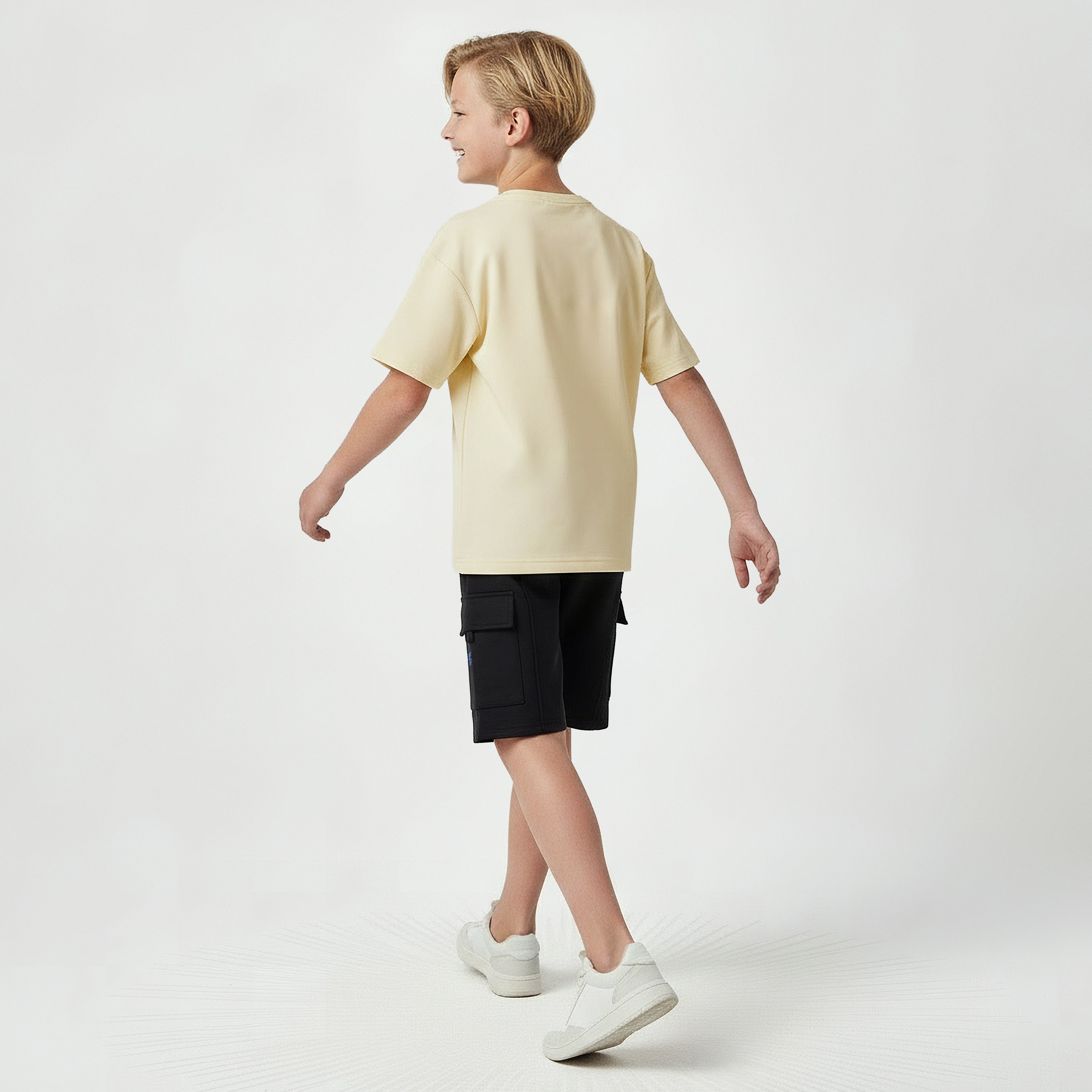 XYZ Crew Neck Short Sleeves T-shirt with Graphic Print-boys-clothing-sportswear-tops-image-3
