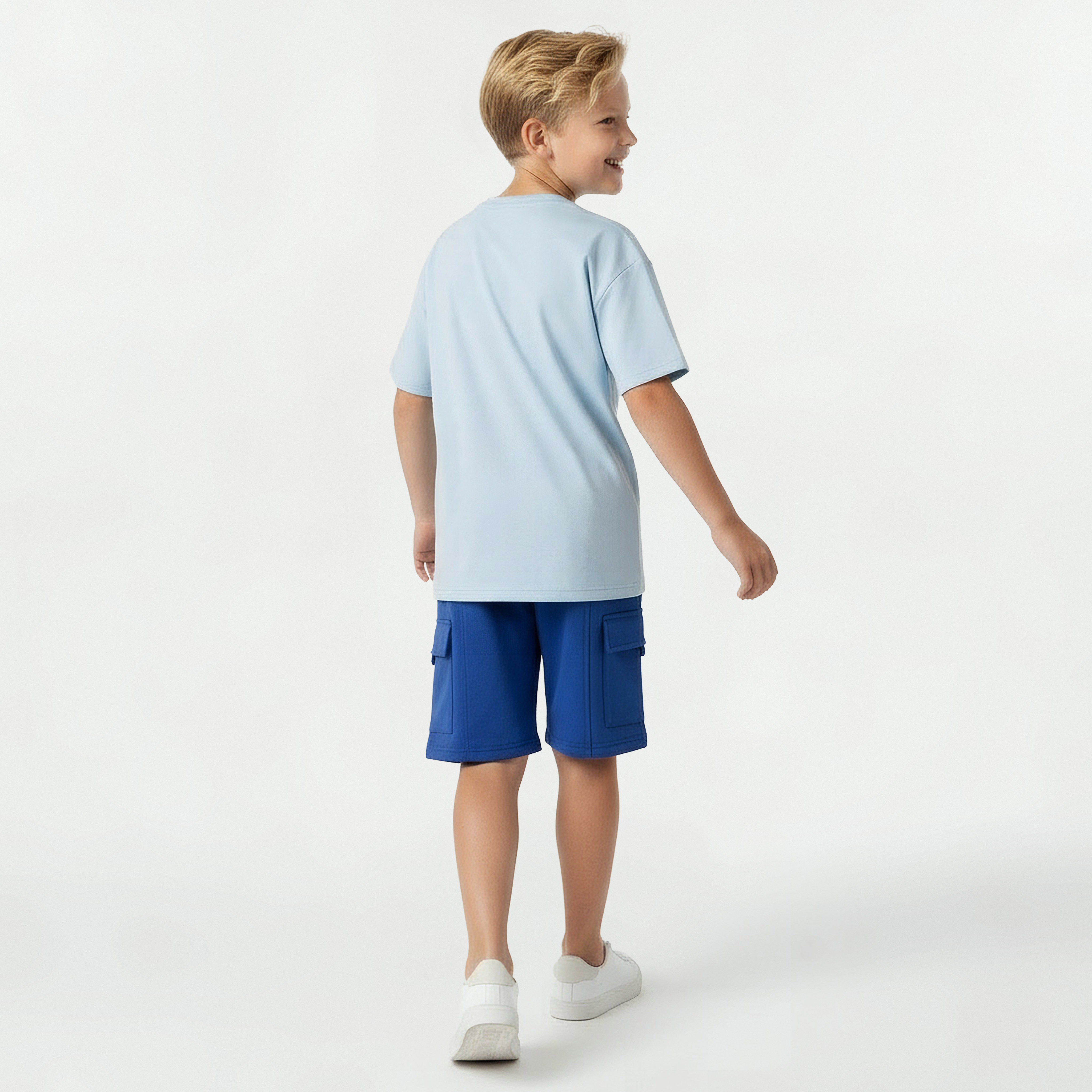 XYZ Crew Neck Short Sleeves T-shirt with Logo-sports-boys-clothing-tops-image-3
