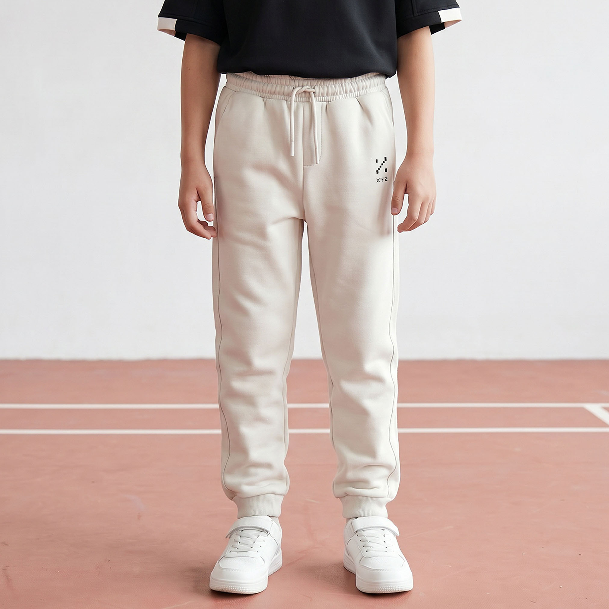 بنطلون رياضي بخصر مطاطي ورباط وجيوب من جونيورز-boys-clothing-bottoms-joggersandtrackpants-image-6
