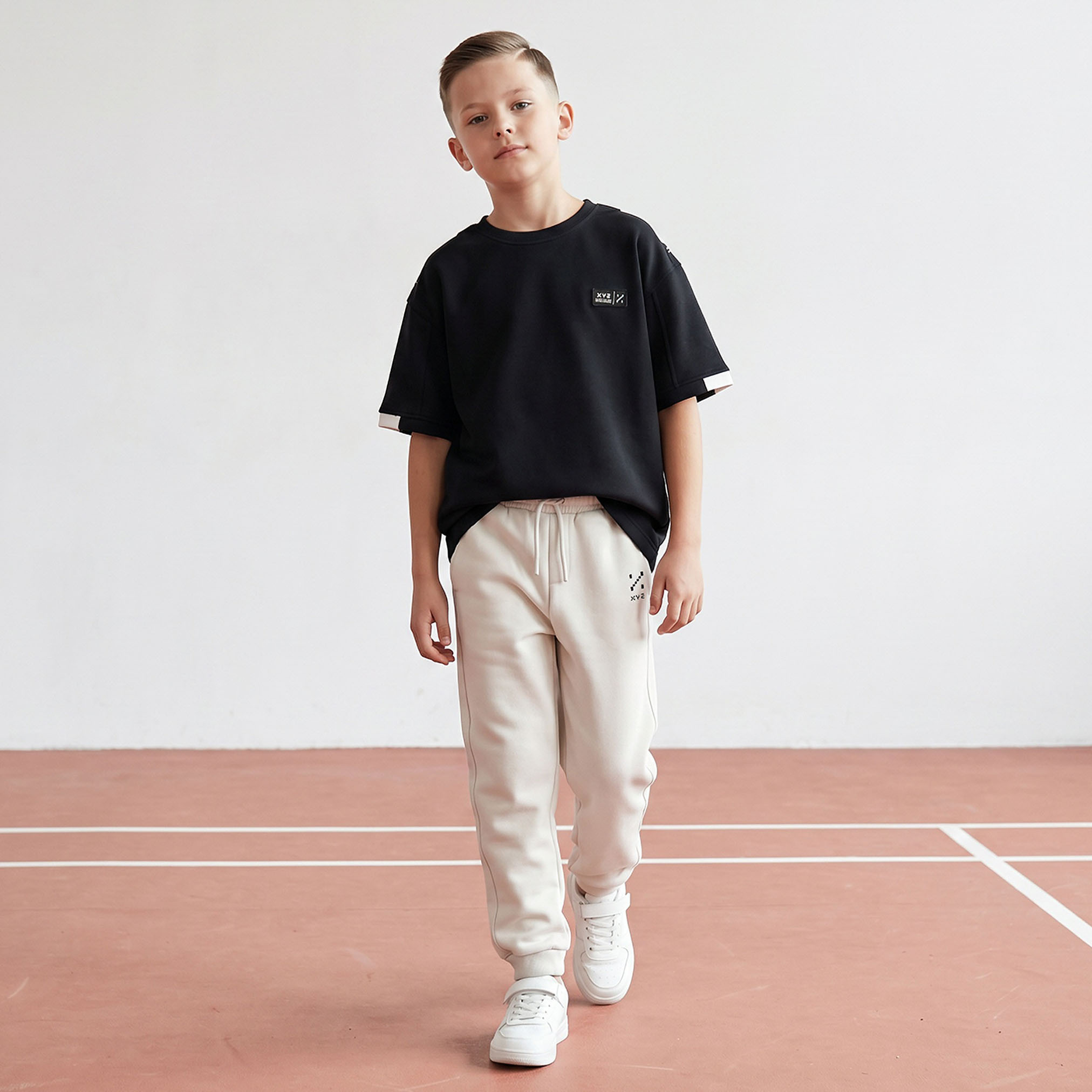 بنطلون رياضي بخصر مطاطي ورباط وجيوب من جونيورز-boys-clothing-bottoms-joggersandtrackpants-image-5