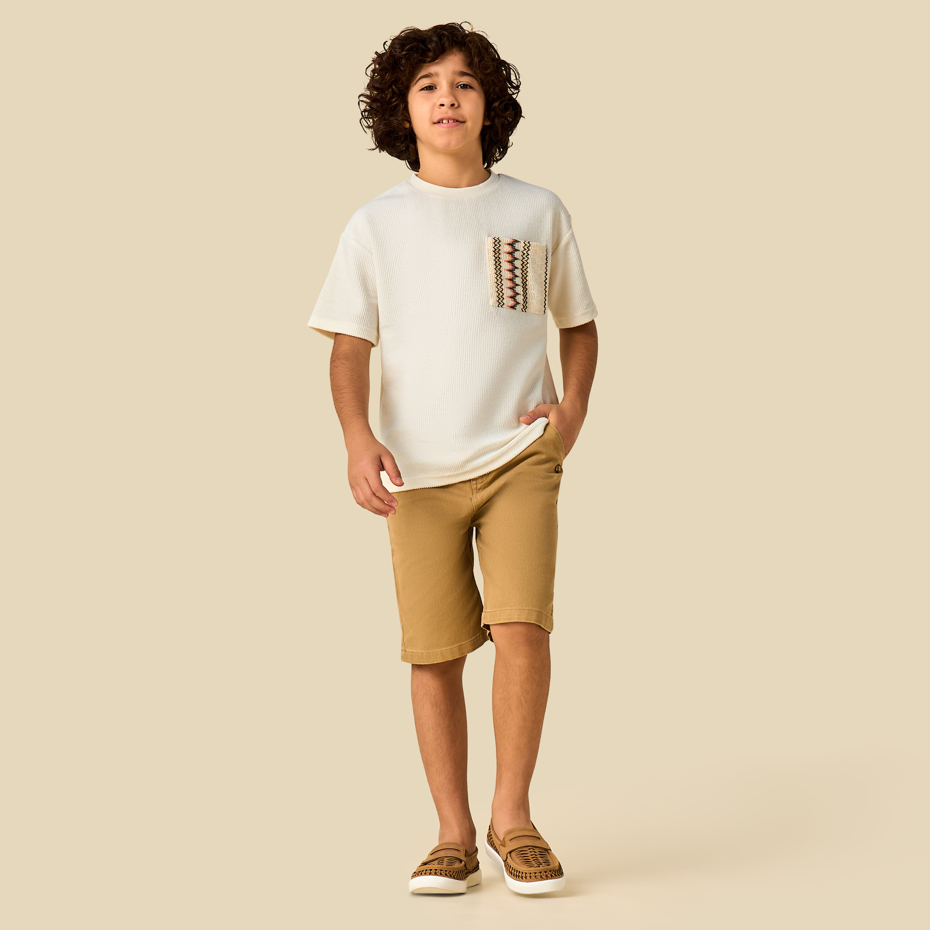 Eligo Crew Neck Short Sleeves T-shirt with Patch Pocket-boys-clothing-tshirtsandpolos-image-3