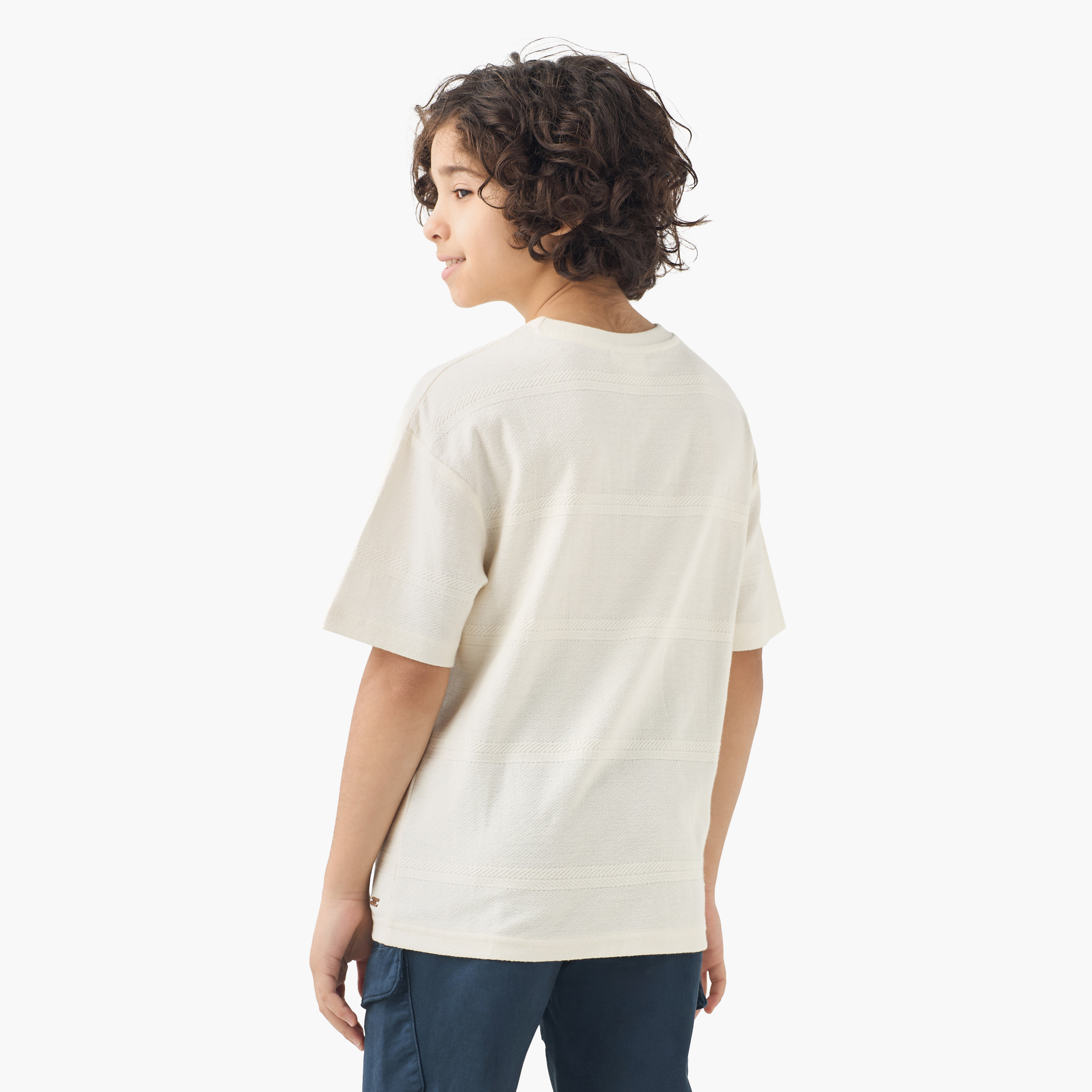 Eligo Crew Neck Short Sleeves T-shirt with Pocket-boys-clothing-tshirtsandpolos-image-3
