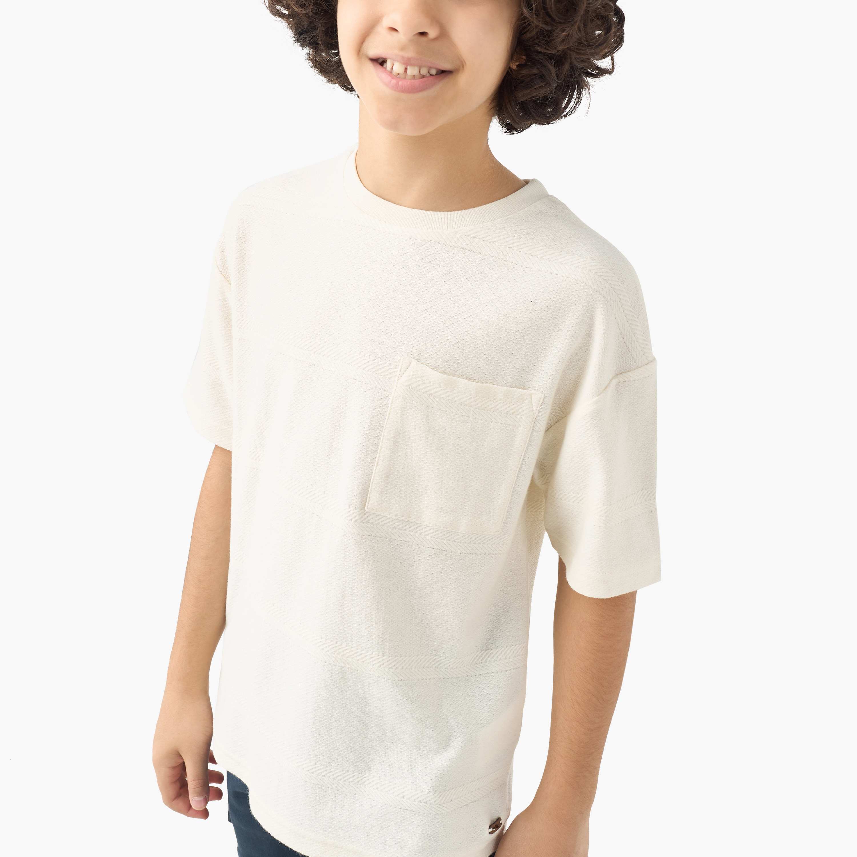 Eligo Crew Neck Short Sleeves T-shirt with Pocket-boys-clothing-tshirtsandpolos-image-4