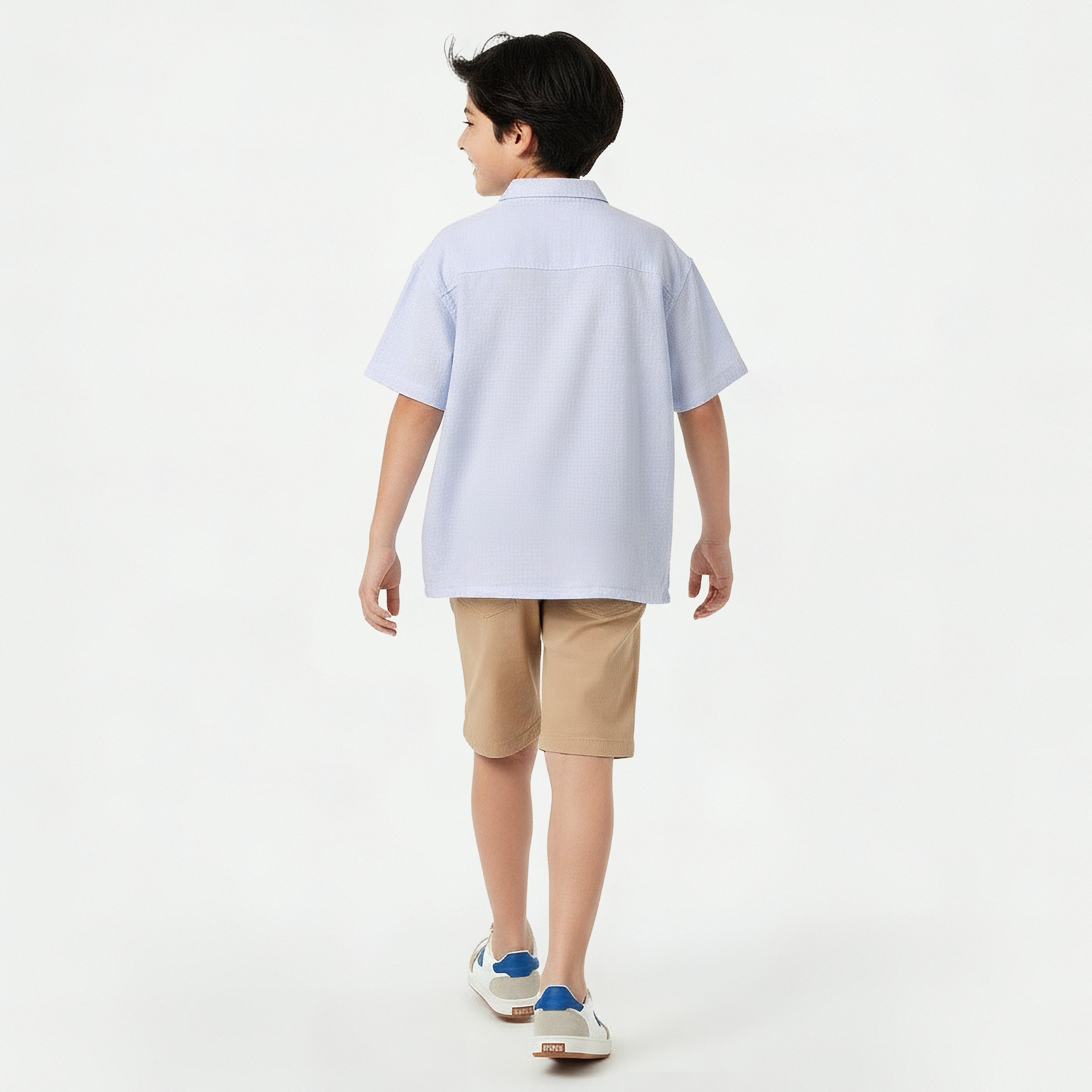 Eligo Collared Short Sleeve Polo T-shirt with Pocket-boys-clothing-shirts-image-2
