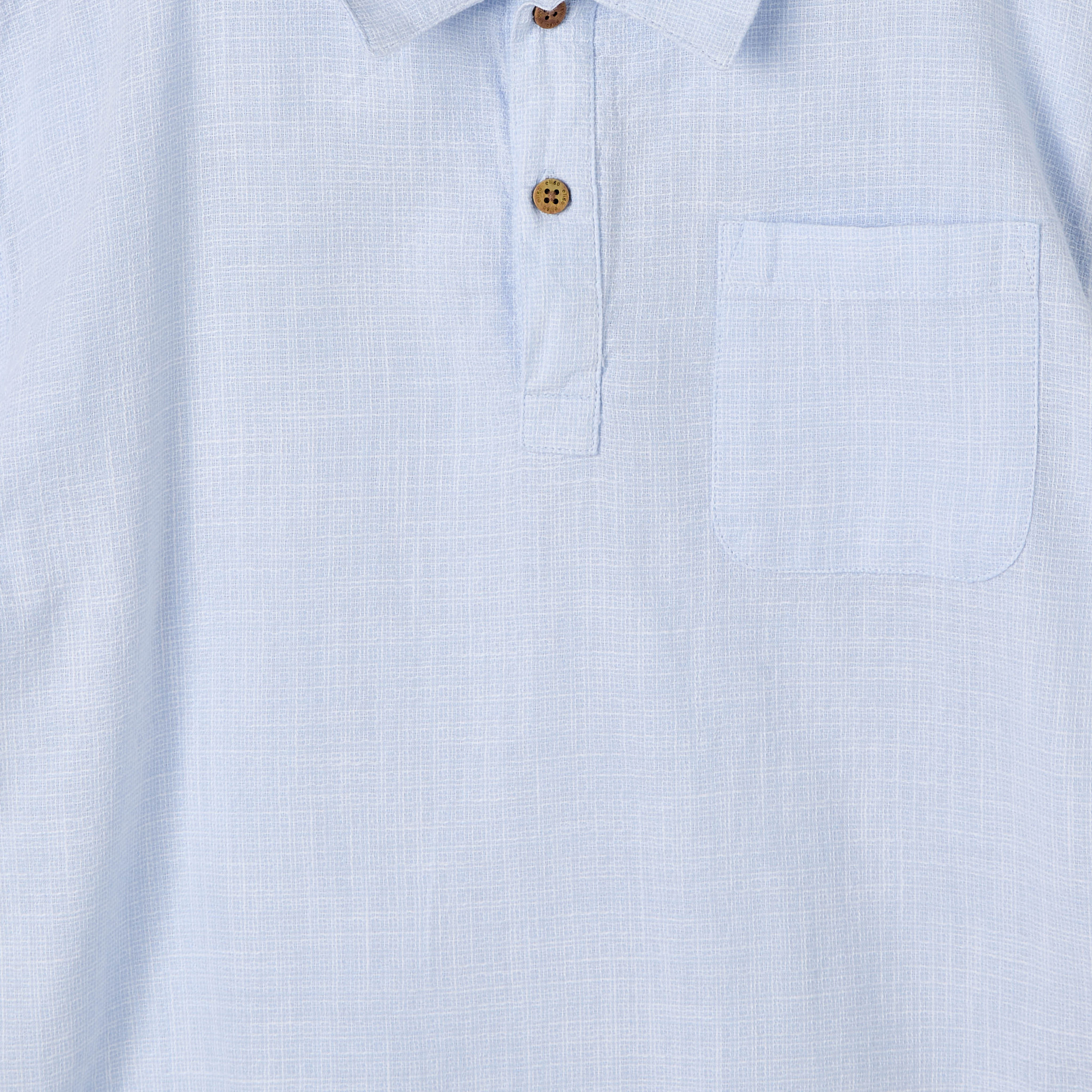 Eligo Collared Short Sleeve Polo T-shirt with Pocket-boys-clothing-shirts-image-4