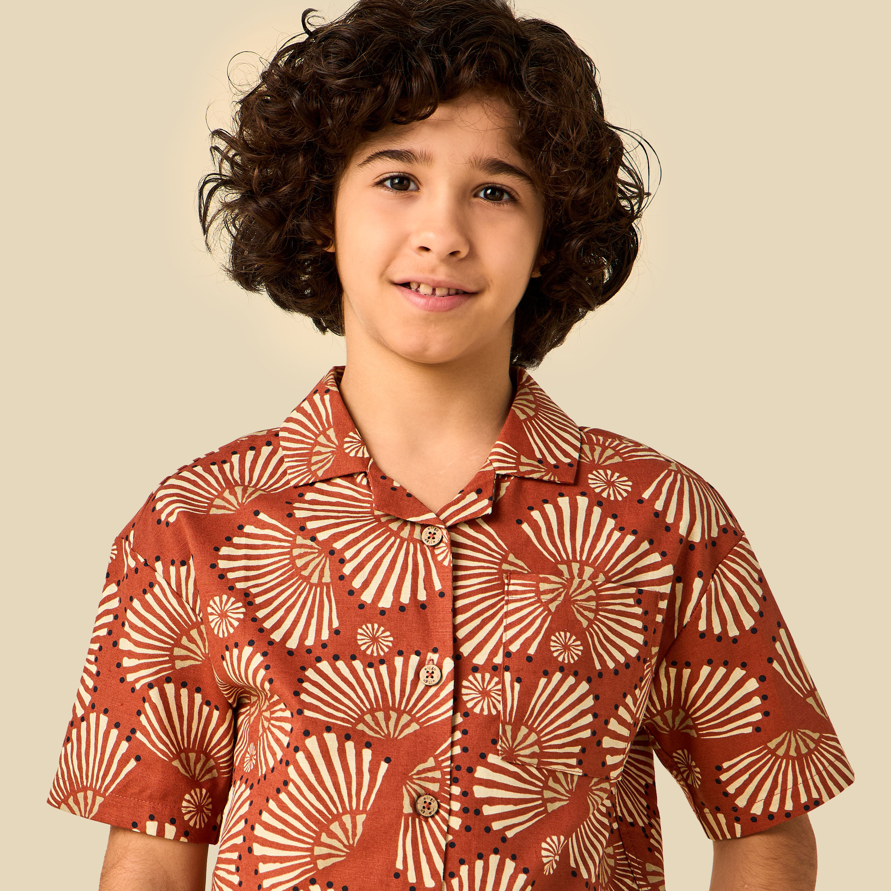 Eligo Short Sleeves Shirt with Print-boys-clothing-shirts-image-6