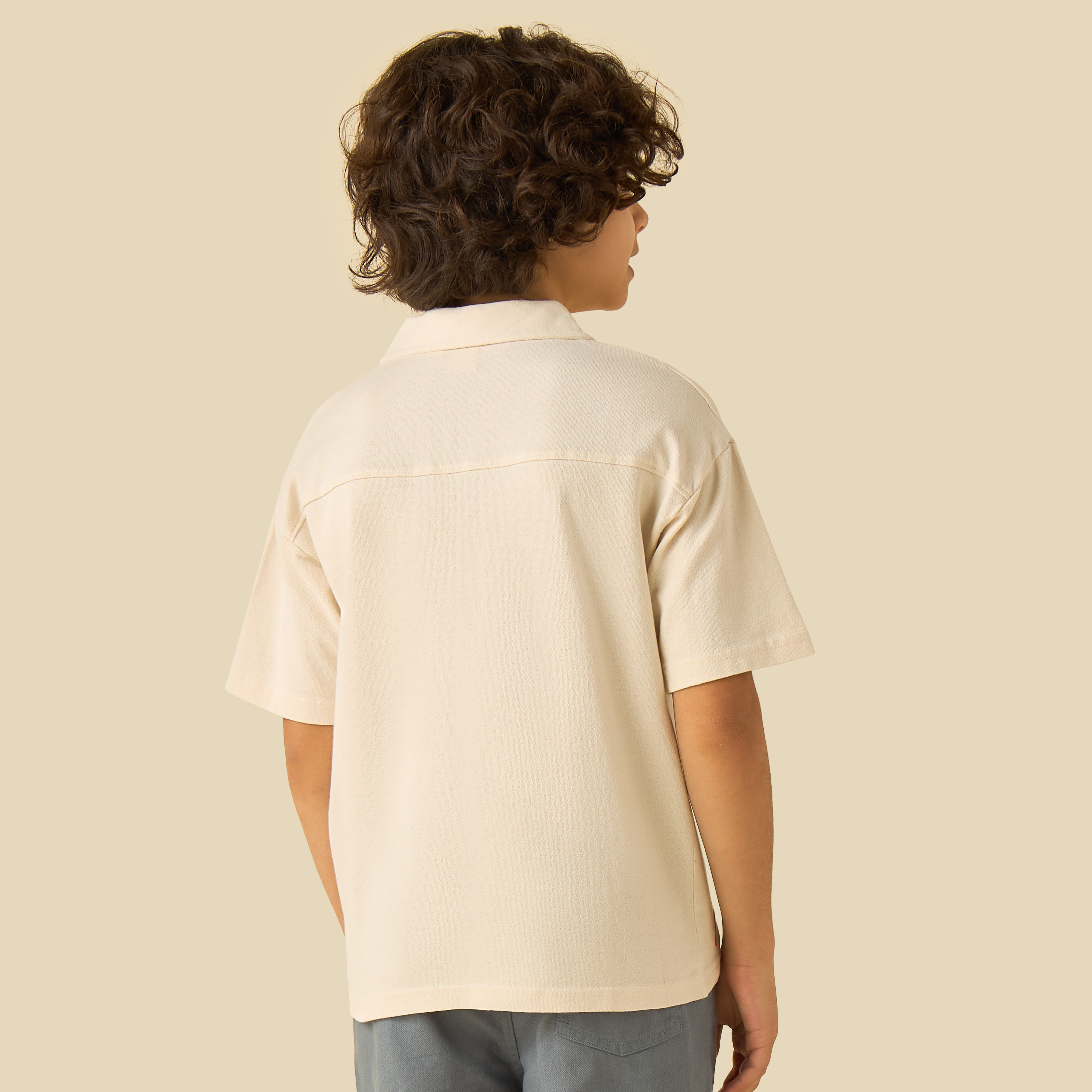 Eligo Short Sleeves Shirt with Embroidery-boys-clothing-shirts-image-3