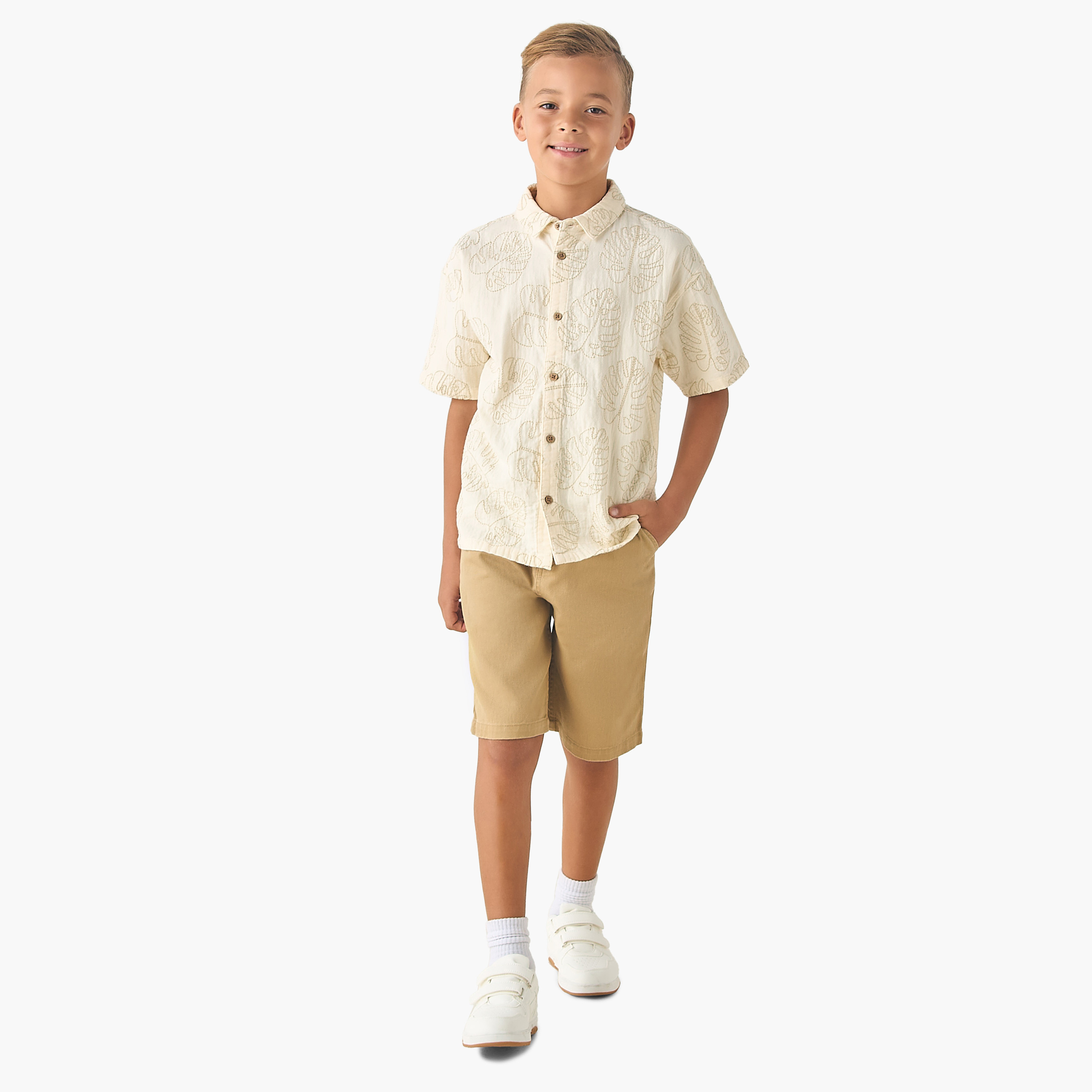 قميص مطرز بأكمام قصيرة من إليجو-boys-clothing-shirts-image-4