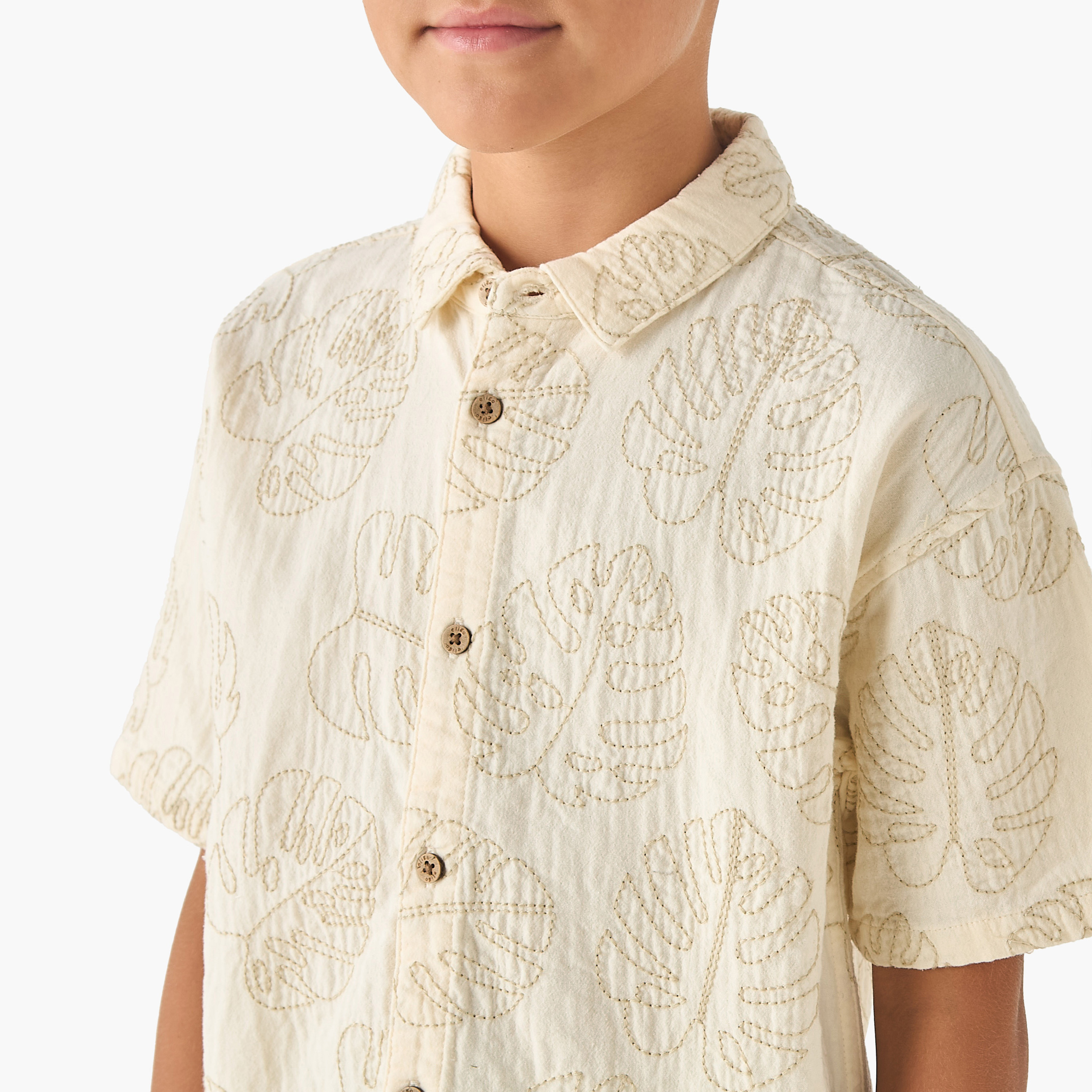 قميص مطرز بأكمام قصيرة من إليجو-boys-clothing-shirts-image-2