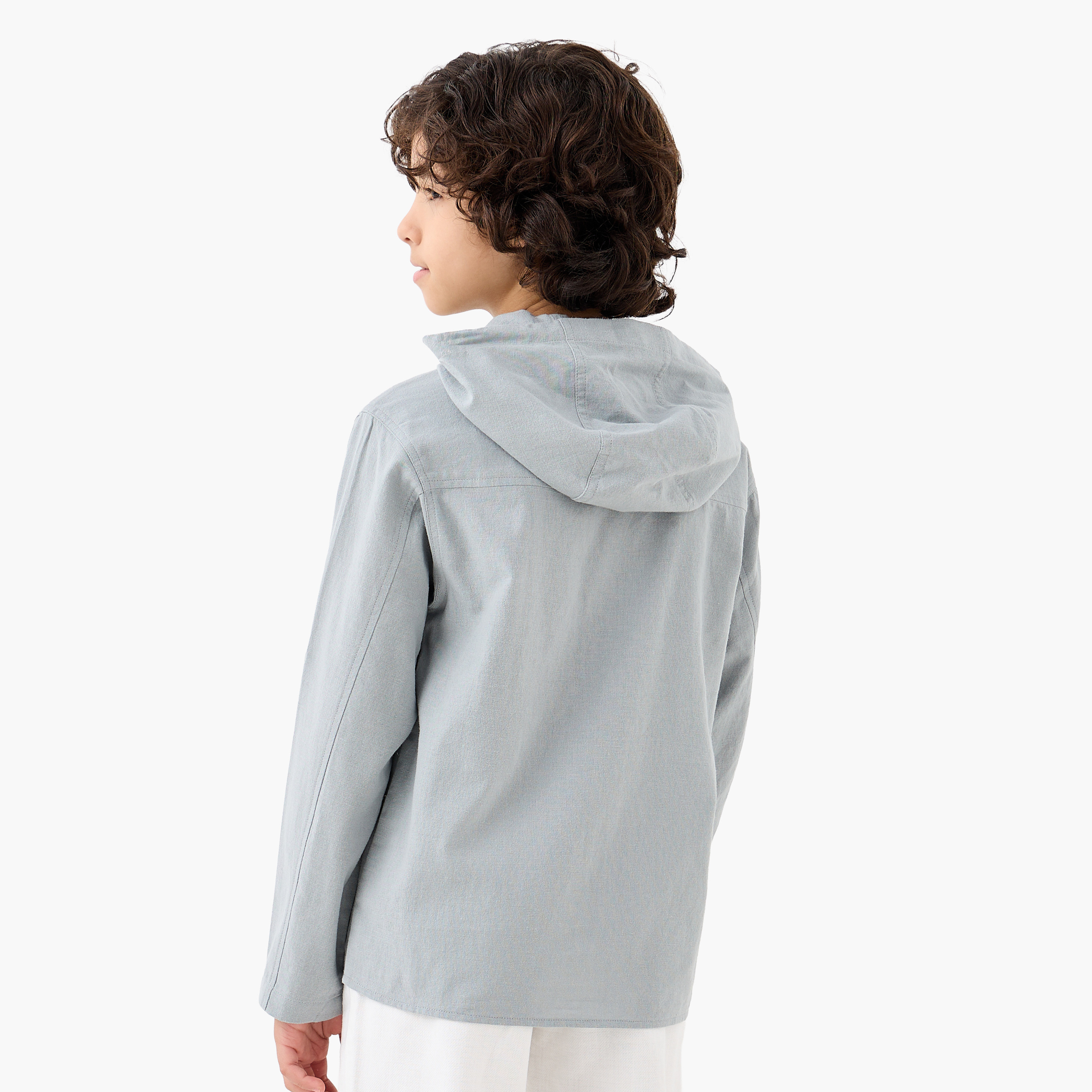 Eligo Long Sleeves Shirt with Hood-boys-clothing-shirts-image-3