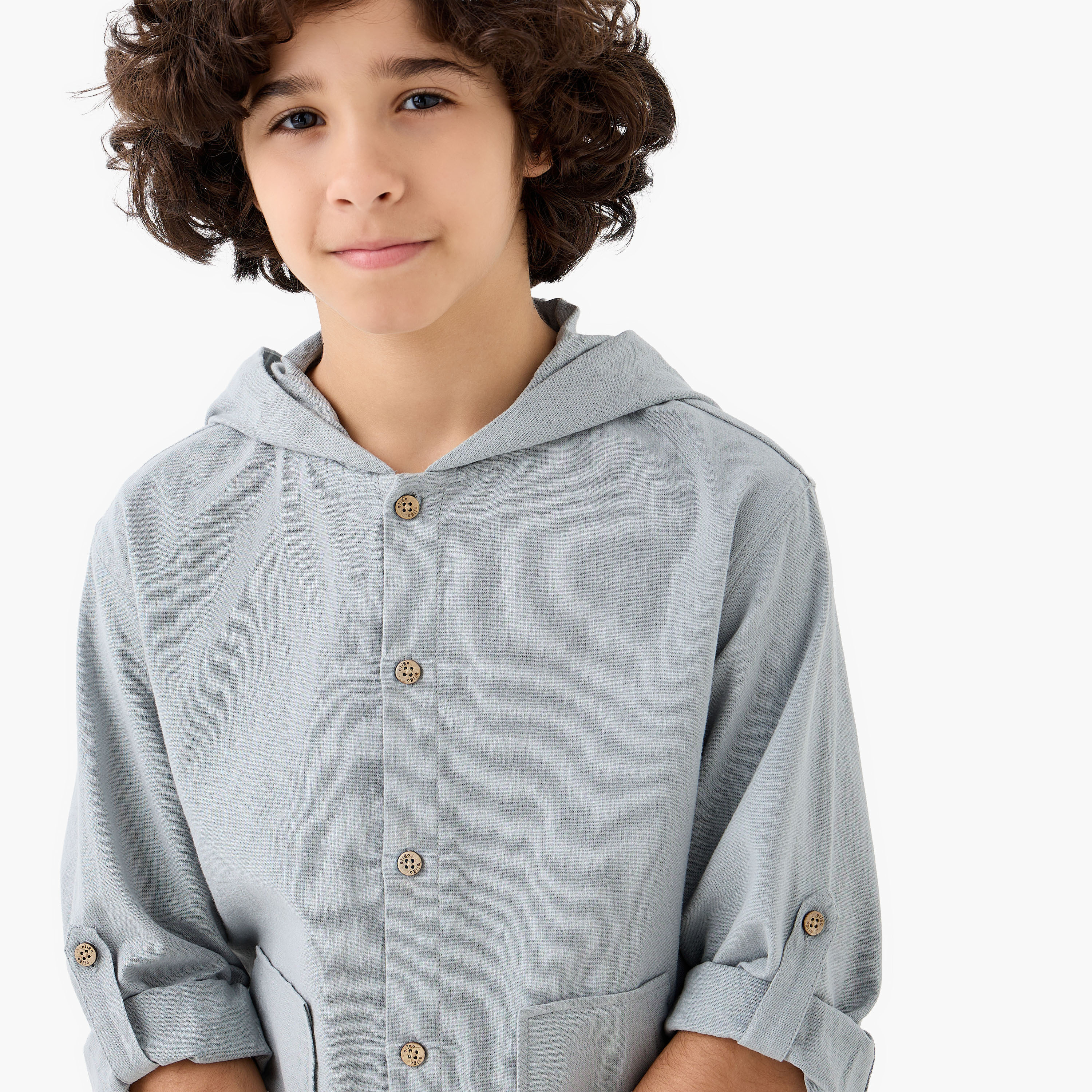 Eligo Long Sleeves Shirt with Hood-boys-clothing-shirts-image-4